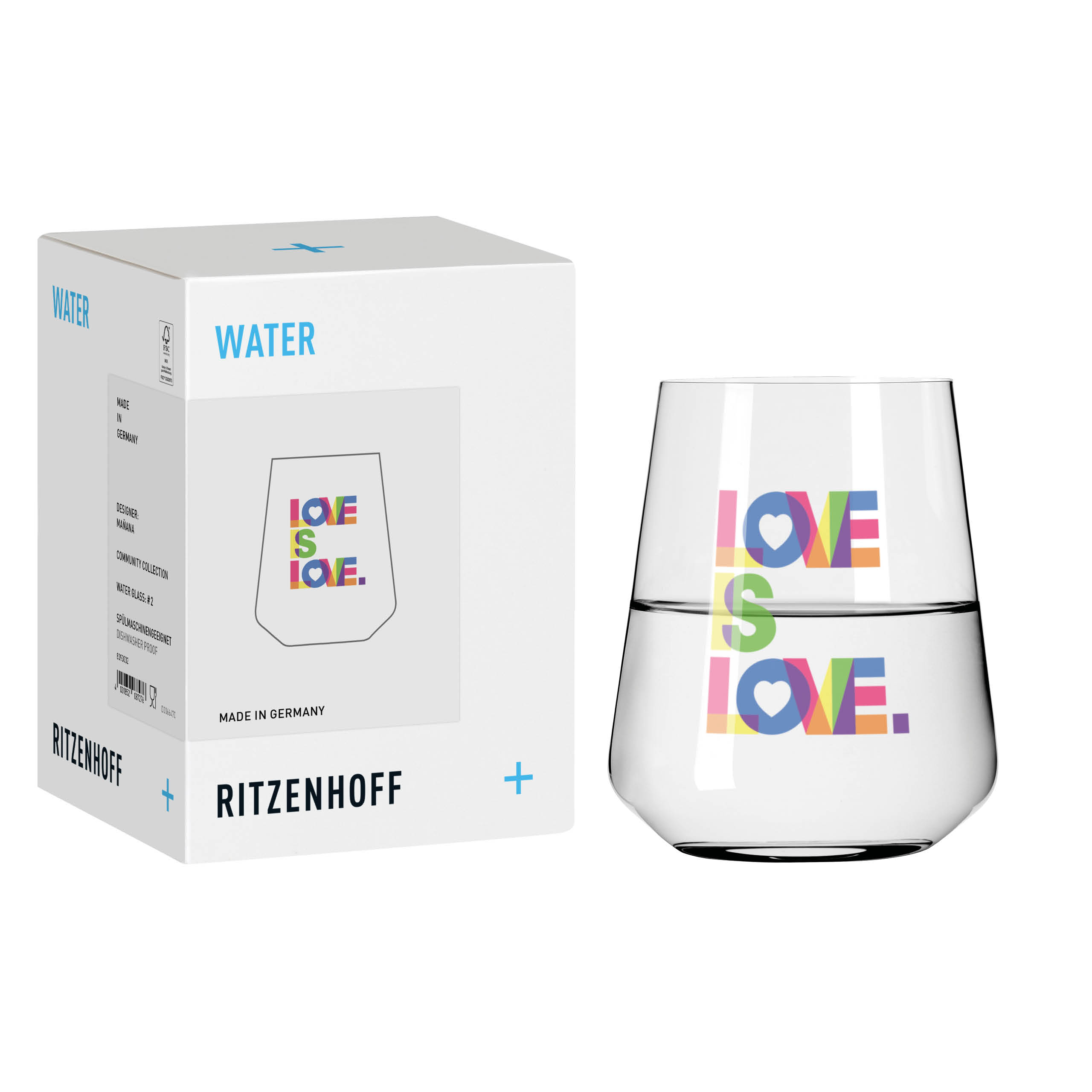 PRIDE WASSERGLAS #2 VON MAÑANA