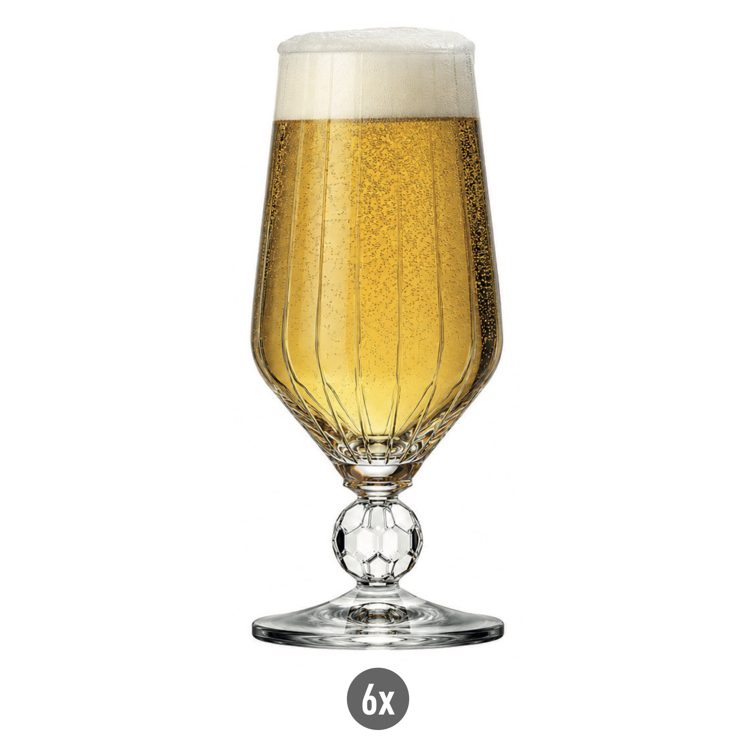WM POKAL BIERGLAS 6ER-SET #2 VON RITZENHOFF DESIGN TEAM
