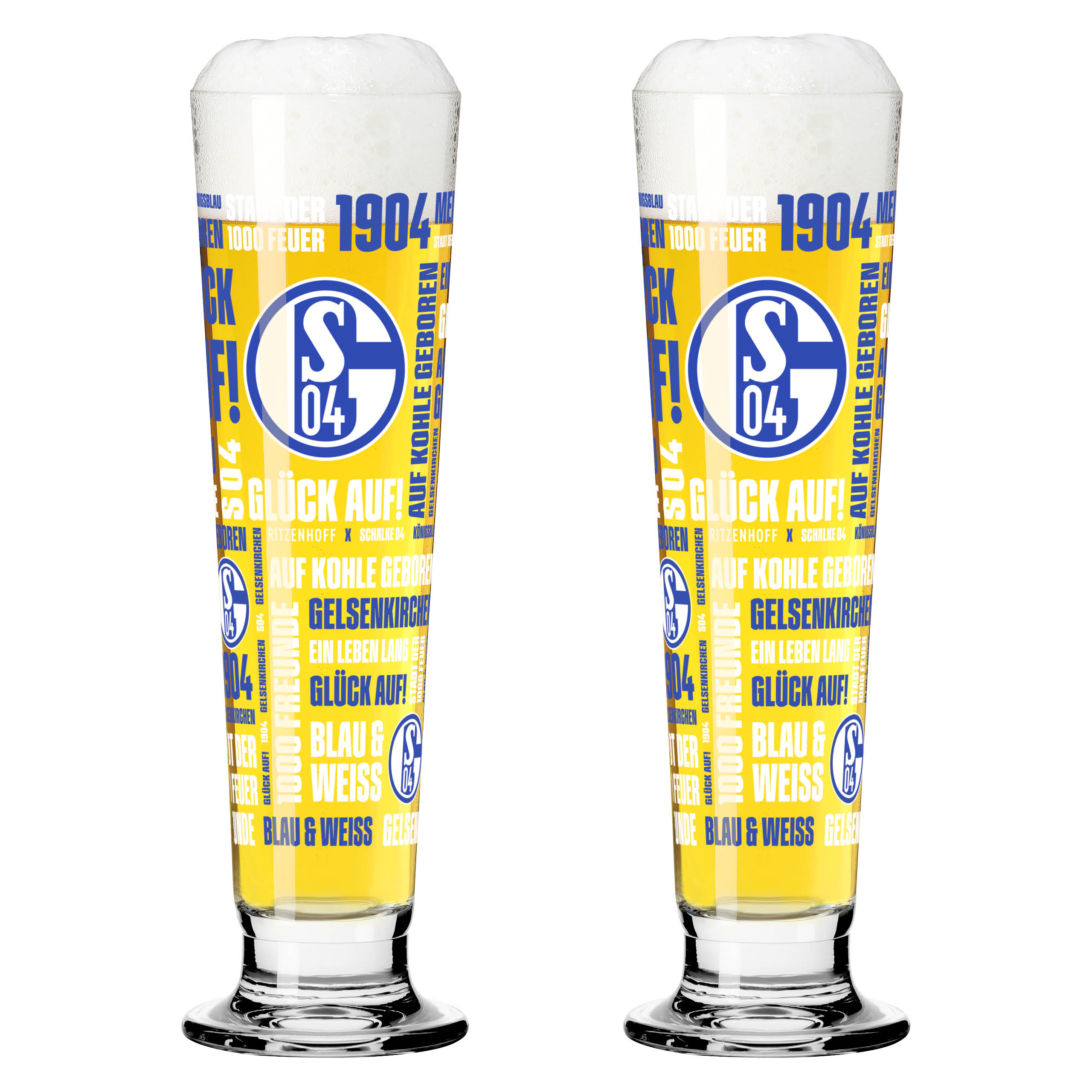 SCHALKE BIERGLAS-SET #1 VON THERESA KUHLMANN