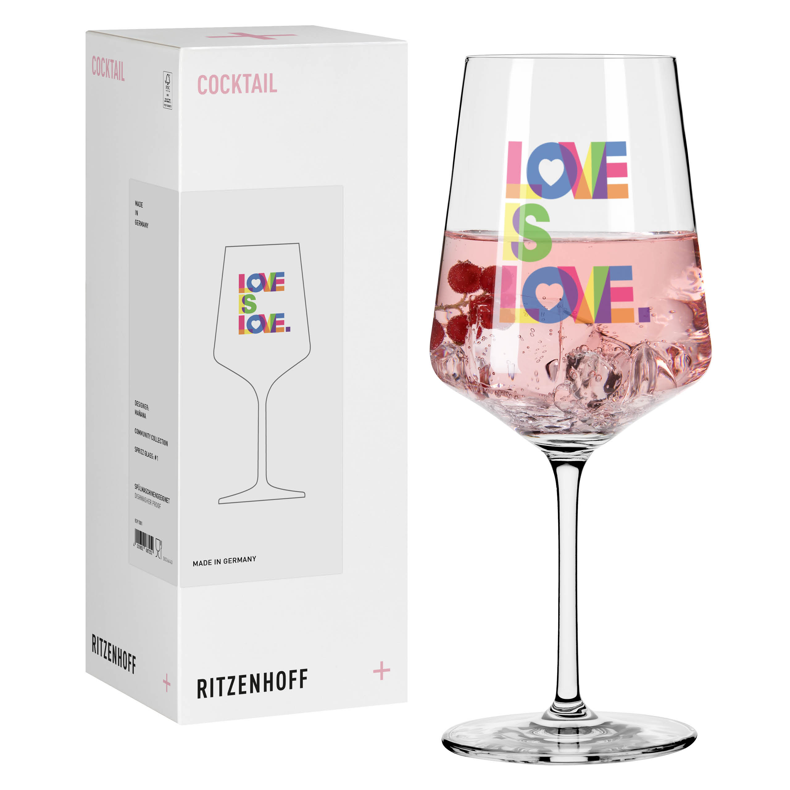 PRIDE COCKTAILGLAS #1 VON MAÑANA