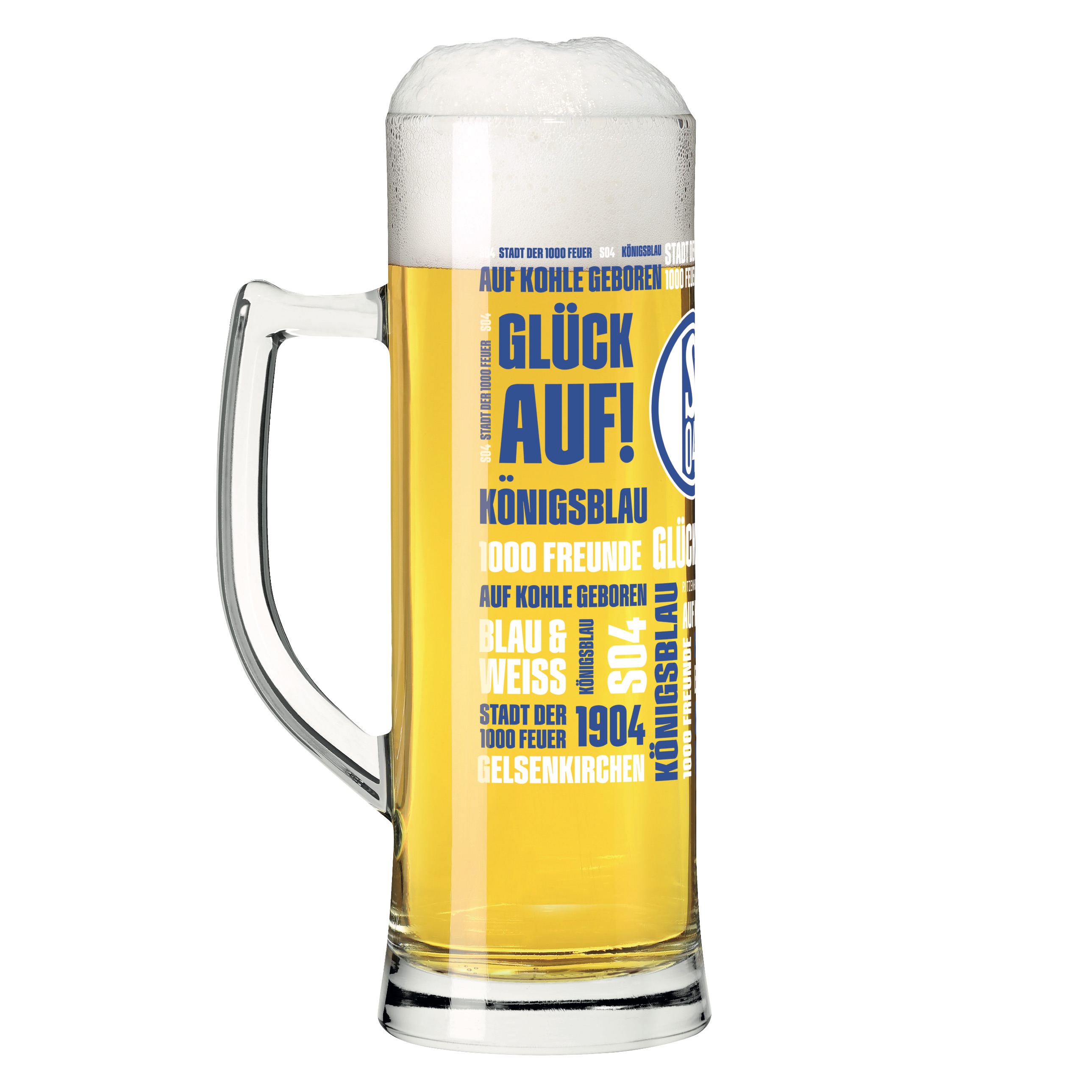SCHALKE BIERGLAS #1 VON THERESA KUHLMANN