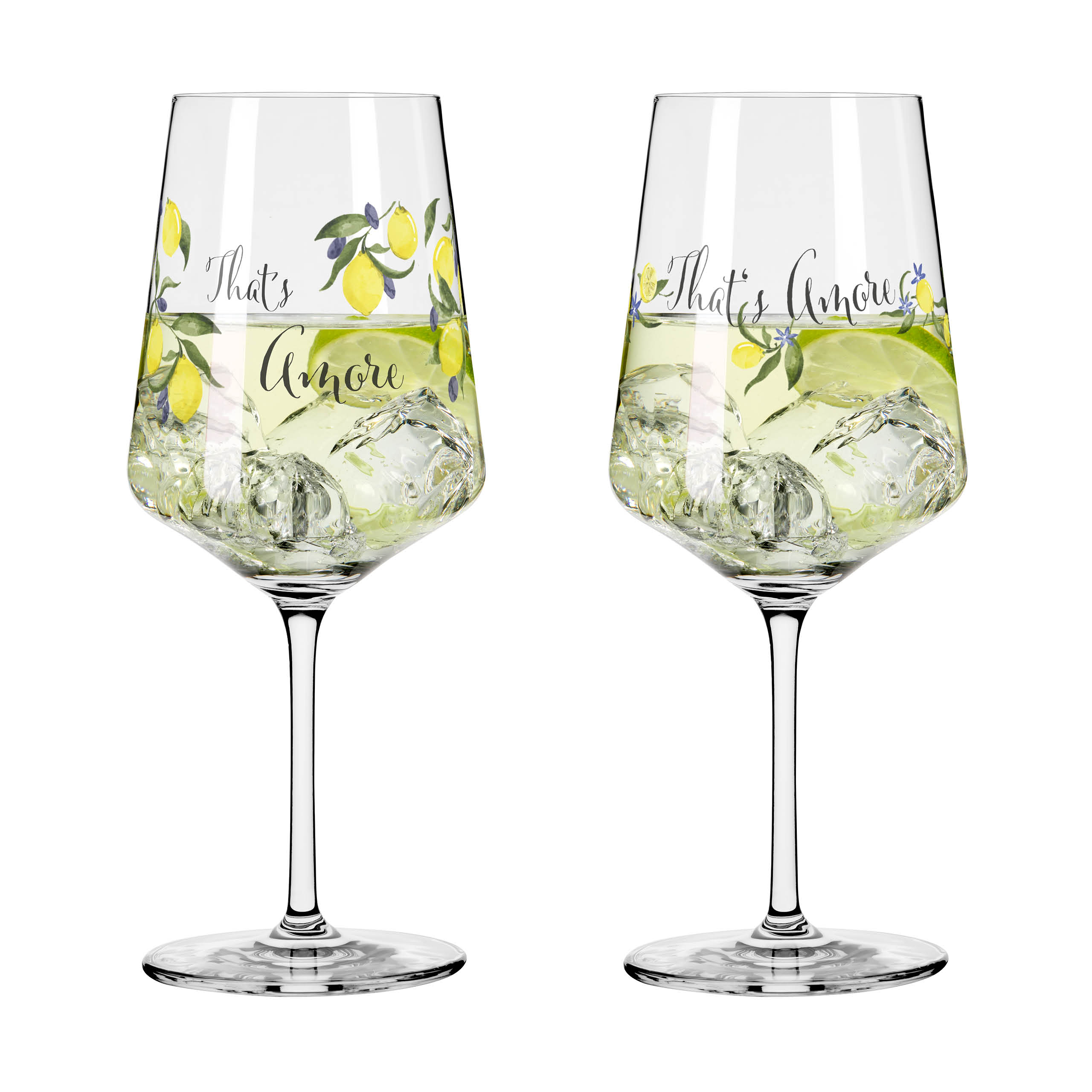LIEBE COCKTAILGLAS-SET #5 #6 VON ESTHER SPRENGER-PIEPER