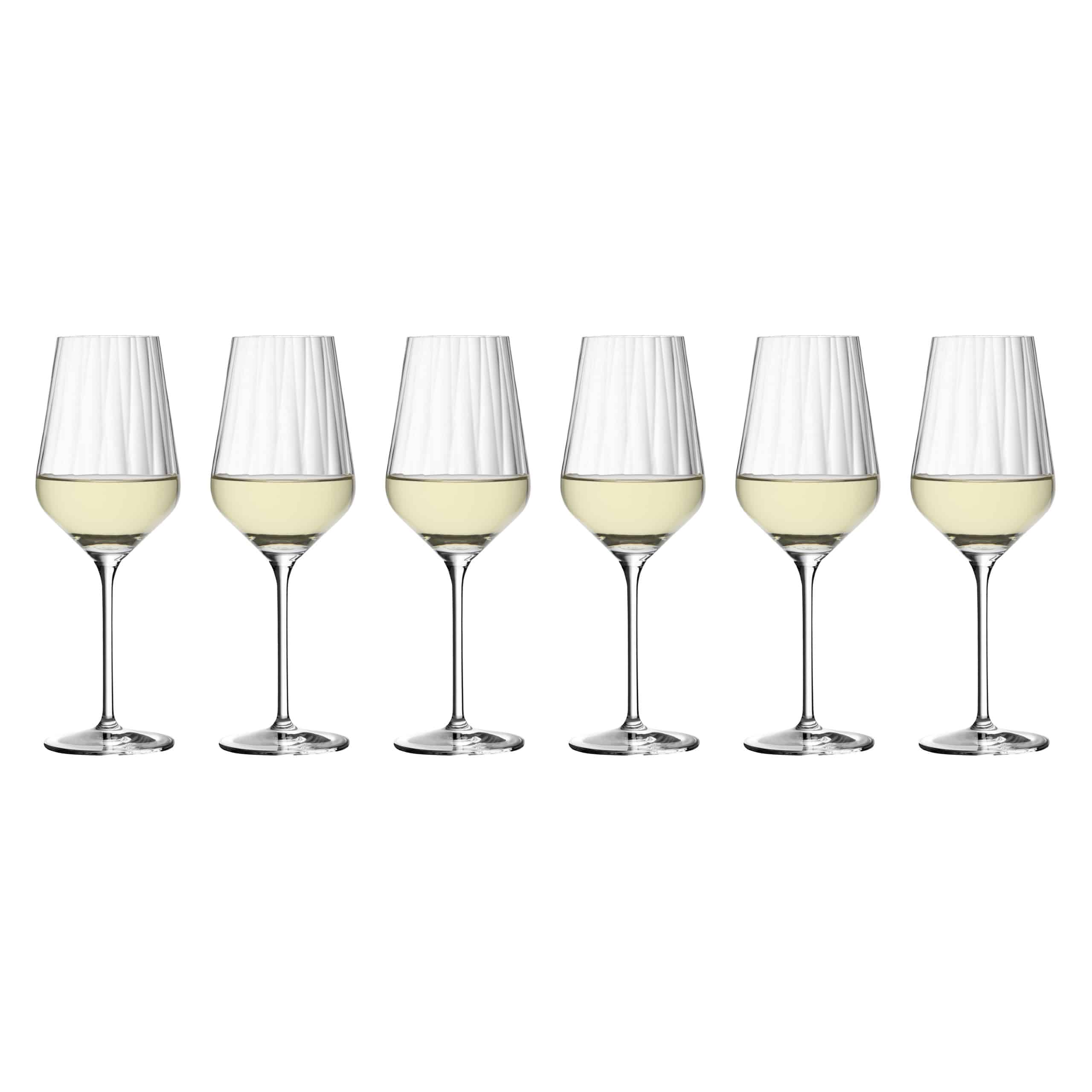 STERNSCHLIFF SET DE 6 VERRES À VIN BLANC PAR L’ÉQUIPE DE DESIGN RITZENHOFF