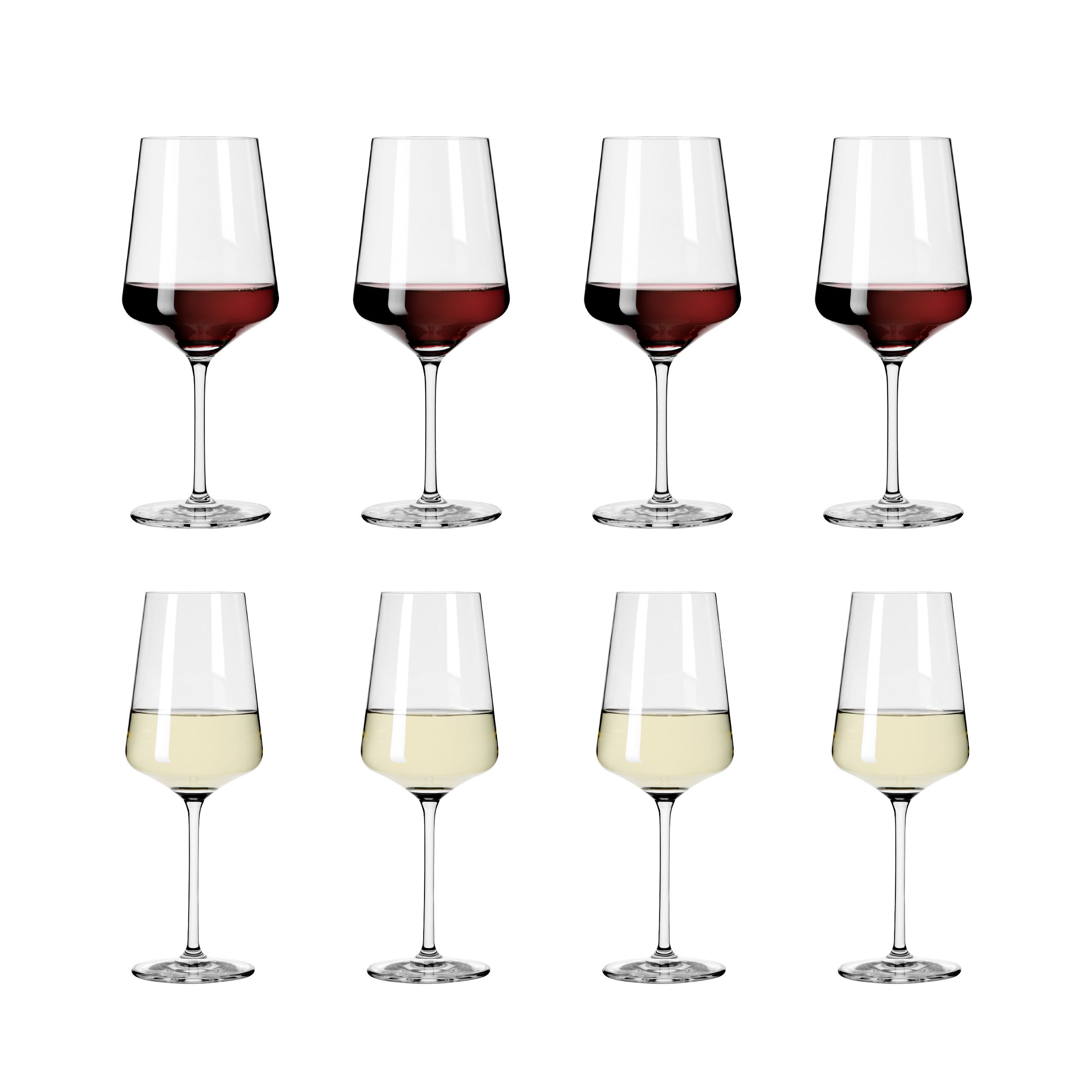 LICHTWEISS JULIE WEIß- UND ROTWEINGLAS-SET F22 VON NADINE NIGGEMEIER