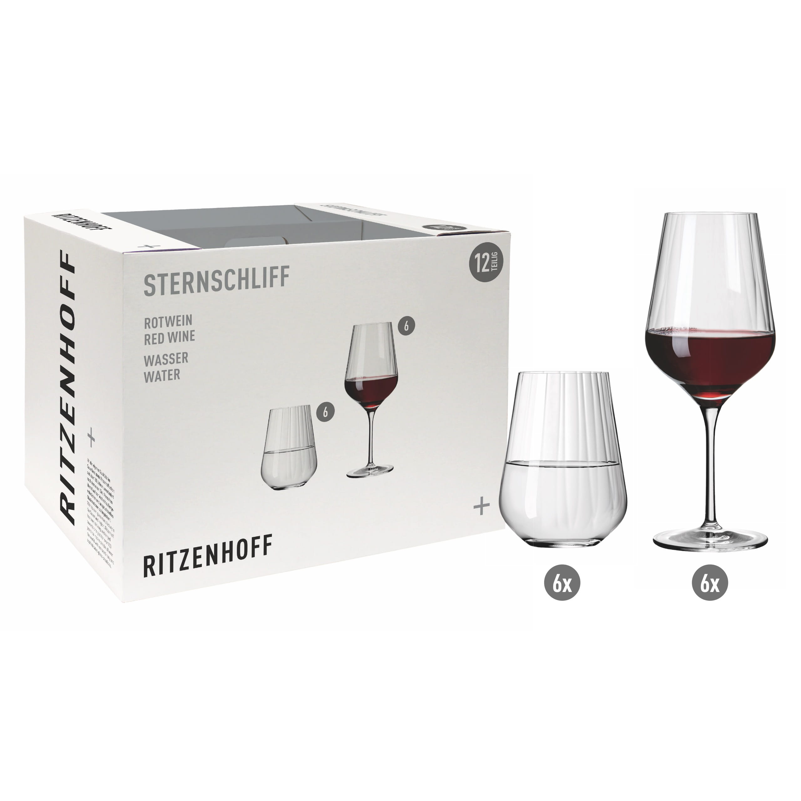 Rotwein- Und Wasserglas-Set #1 von Ritzenhoff Design Team