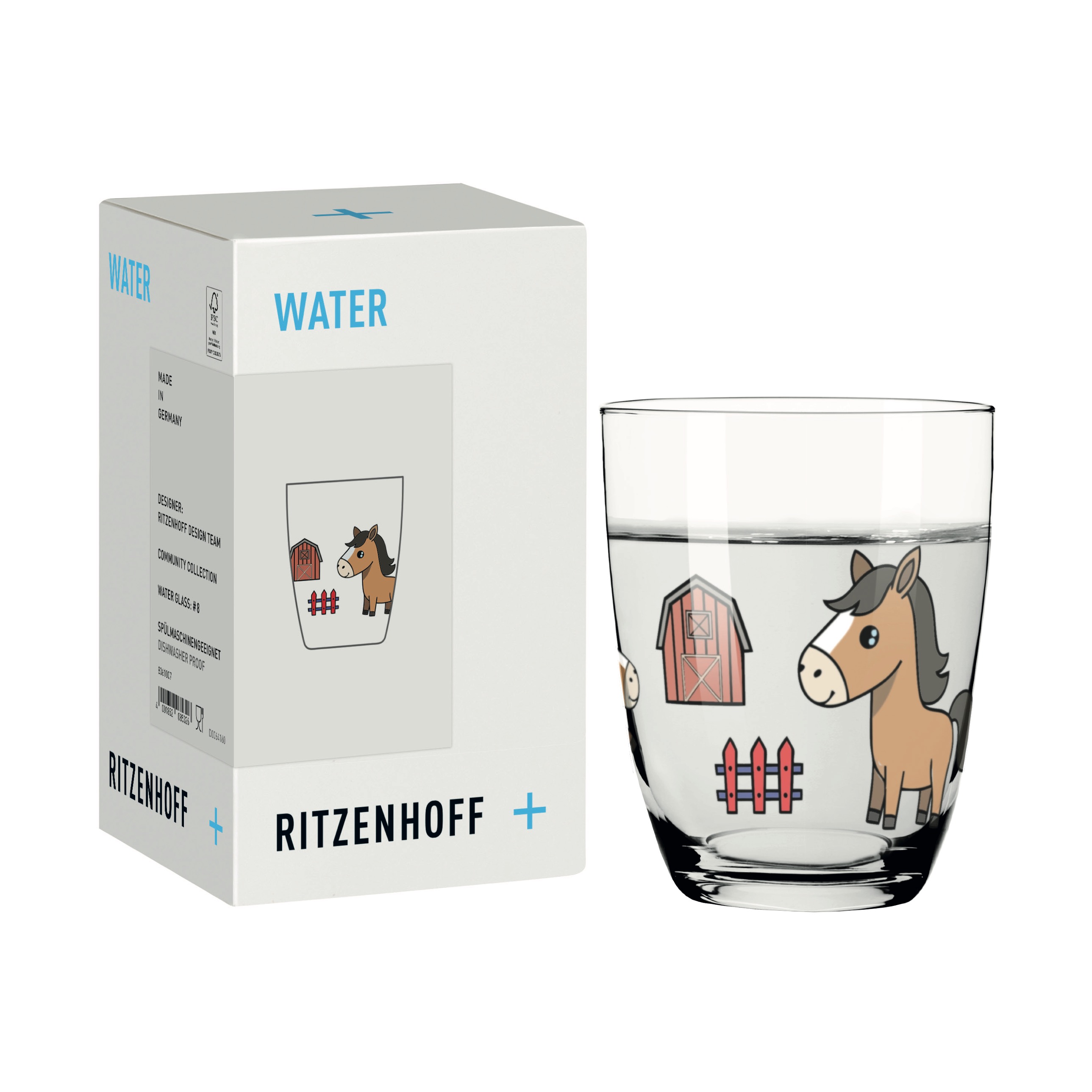 KIDS WASSERGLAS #8 VON RITZENHOFF DESIGN TEAM