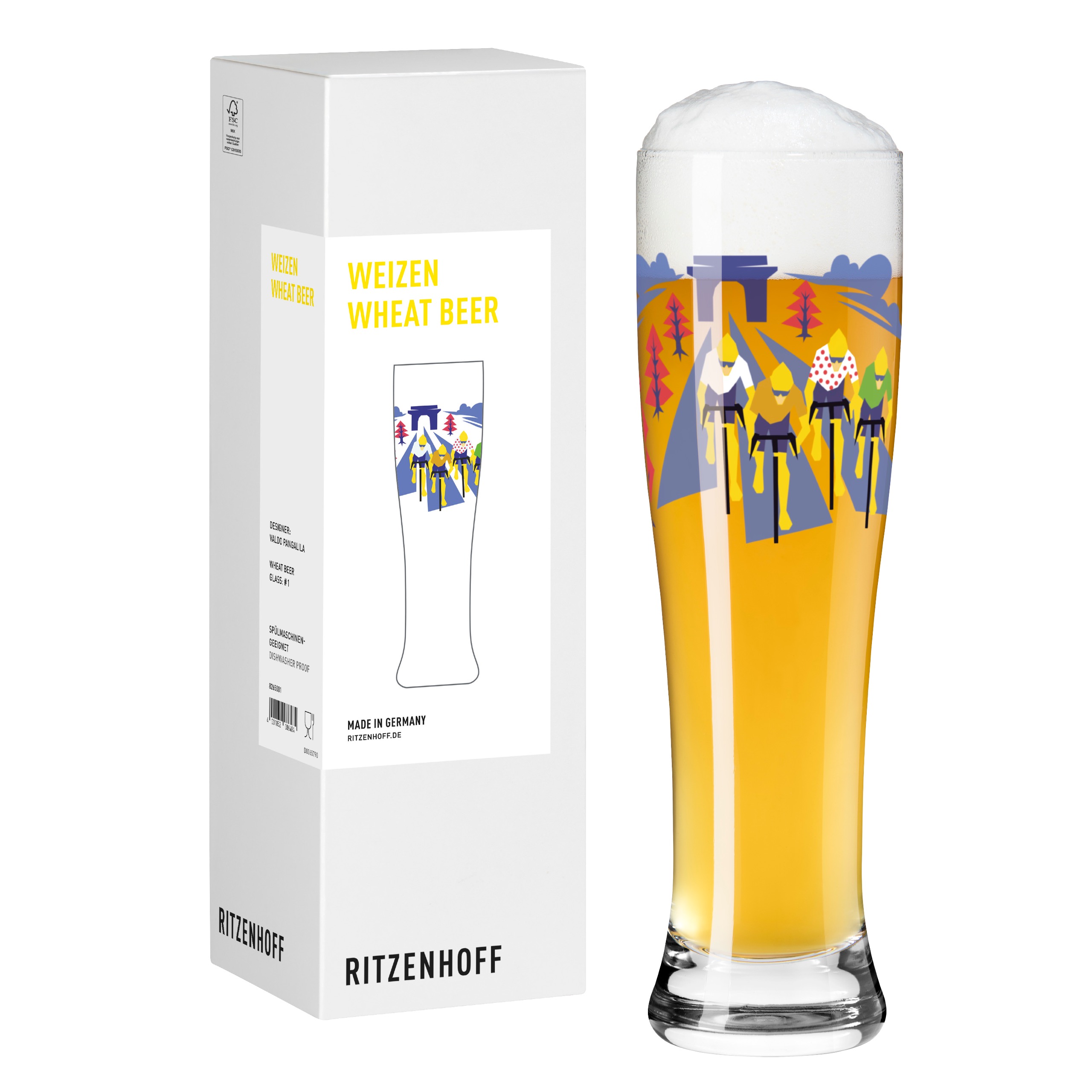 RADSPORT BIERGLAS #1 VON VALDO PANGALILA