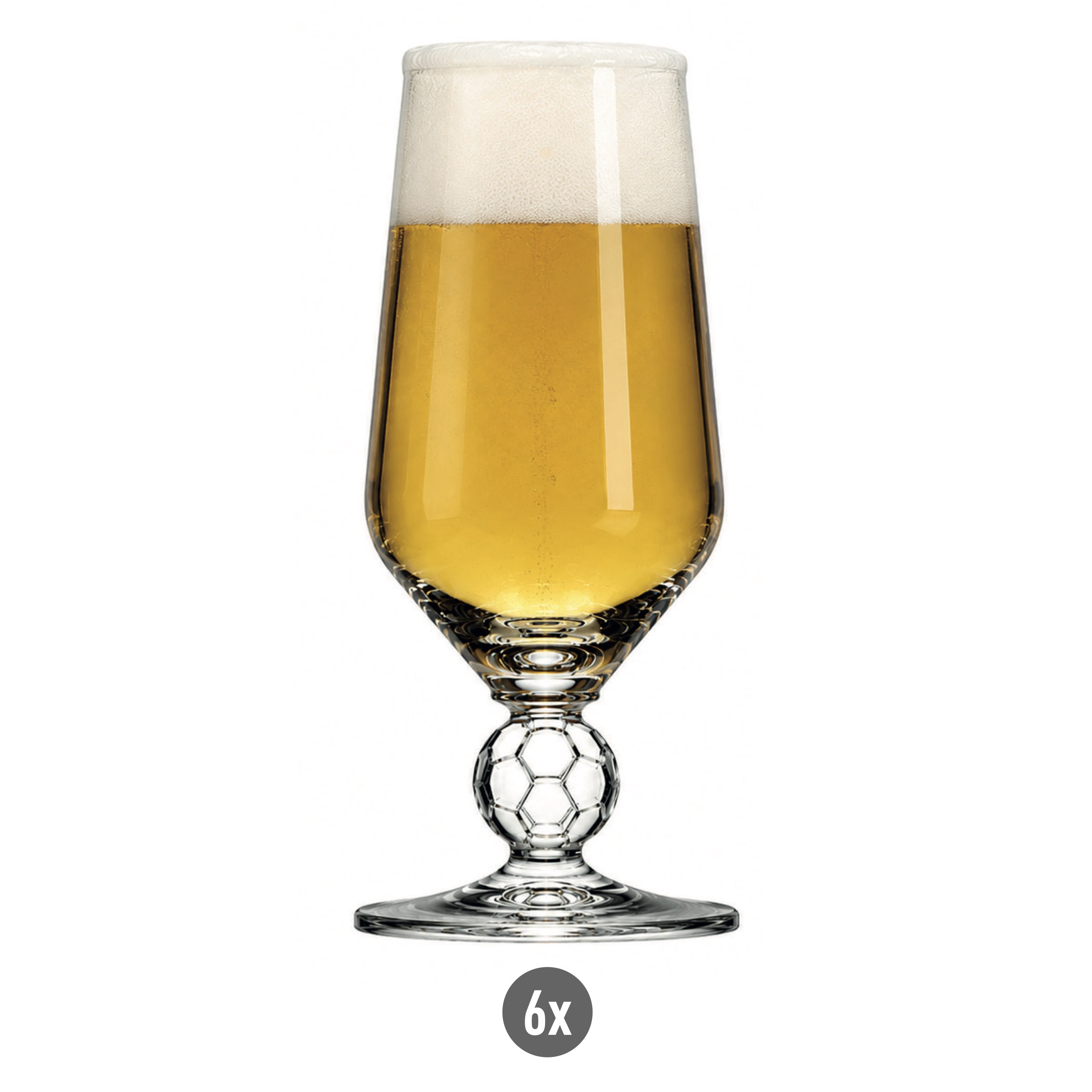 WM POKAL BIERGLAS 6ER-SET #1 VON RITZENHOFF DESIGN TEAM