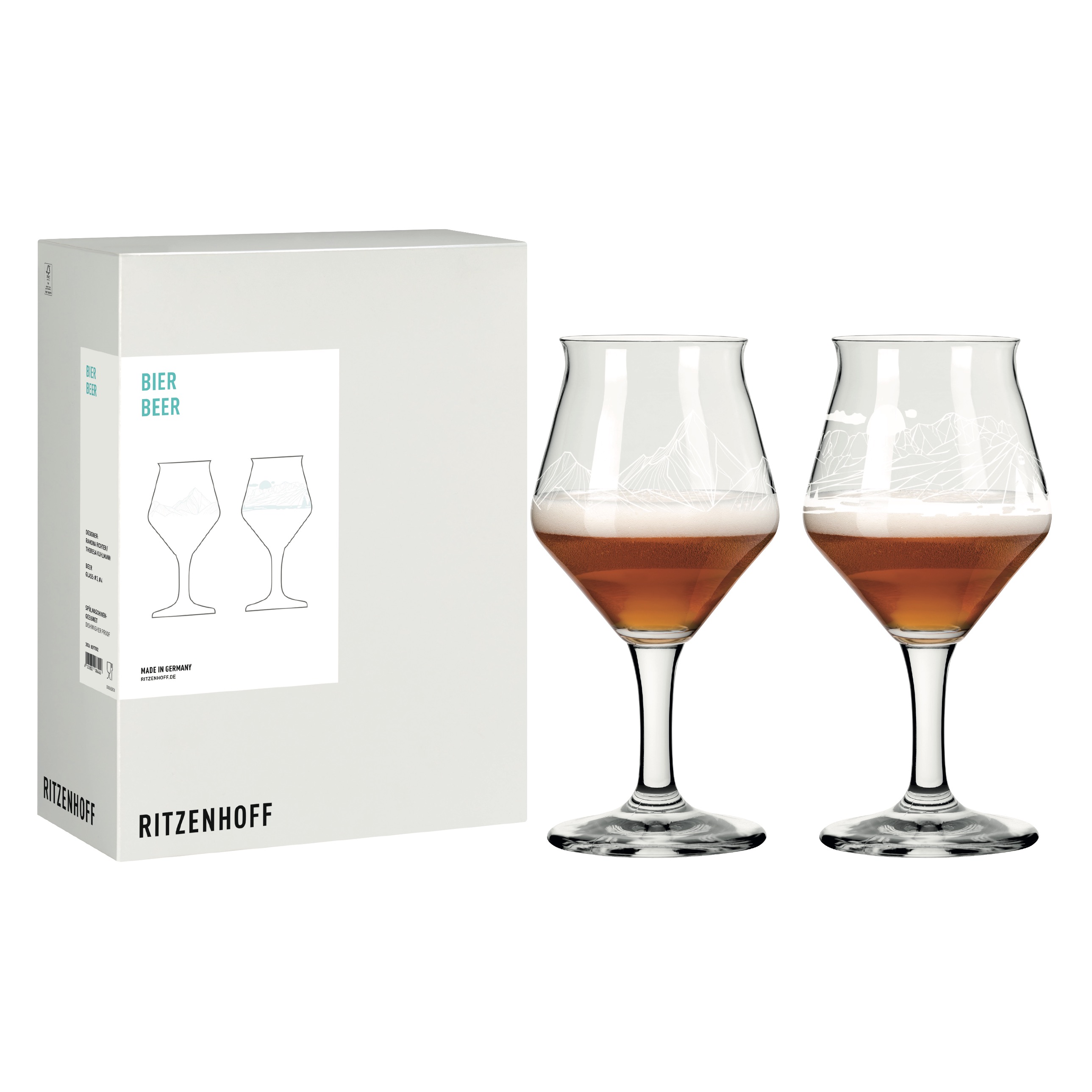 EXPLORATEUR SET DE VERRES À BIÈRE #3#4 DE RAMONA RICHTER, THERESA KUHLMANN