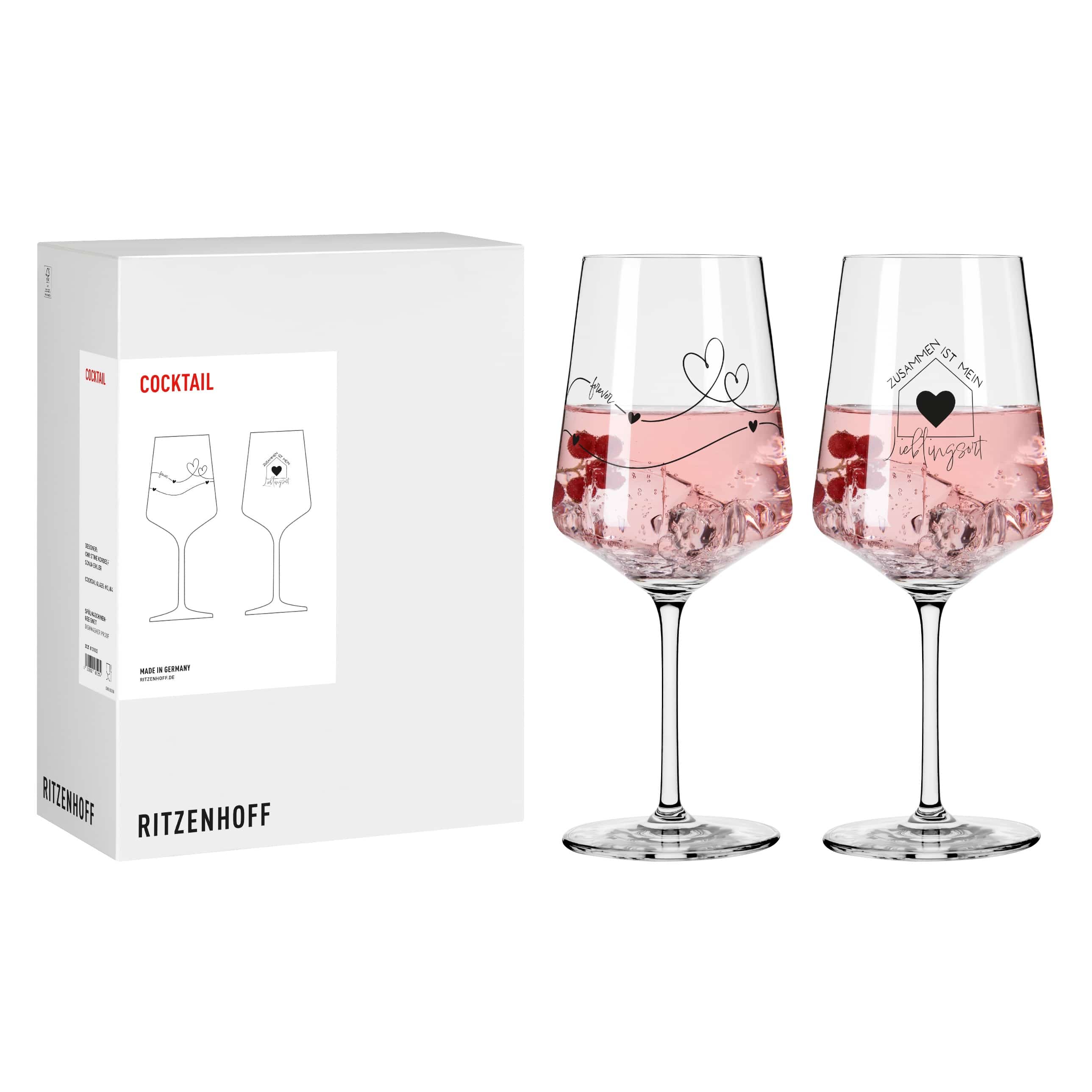 Ritzenhoff Liebe Cocktailglas-Set F25 von Christine Kordes Und Sonja Eikler online kaufen