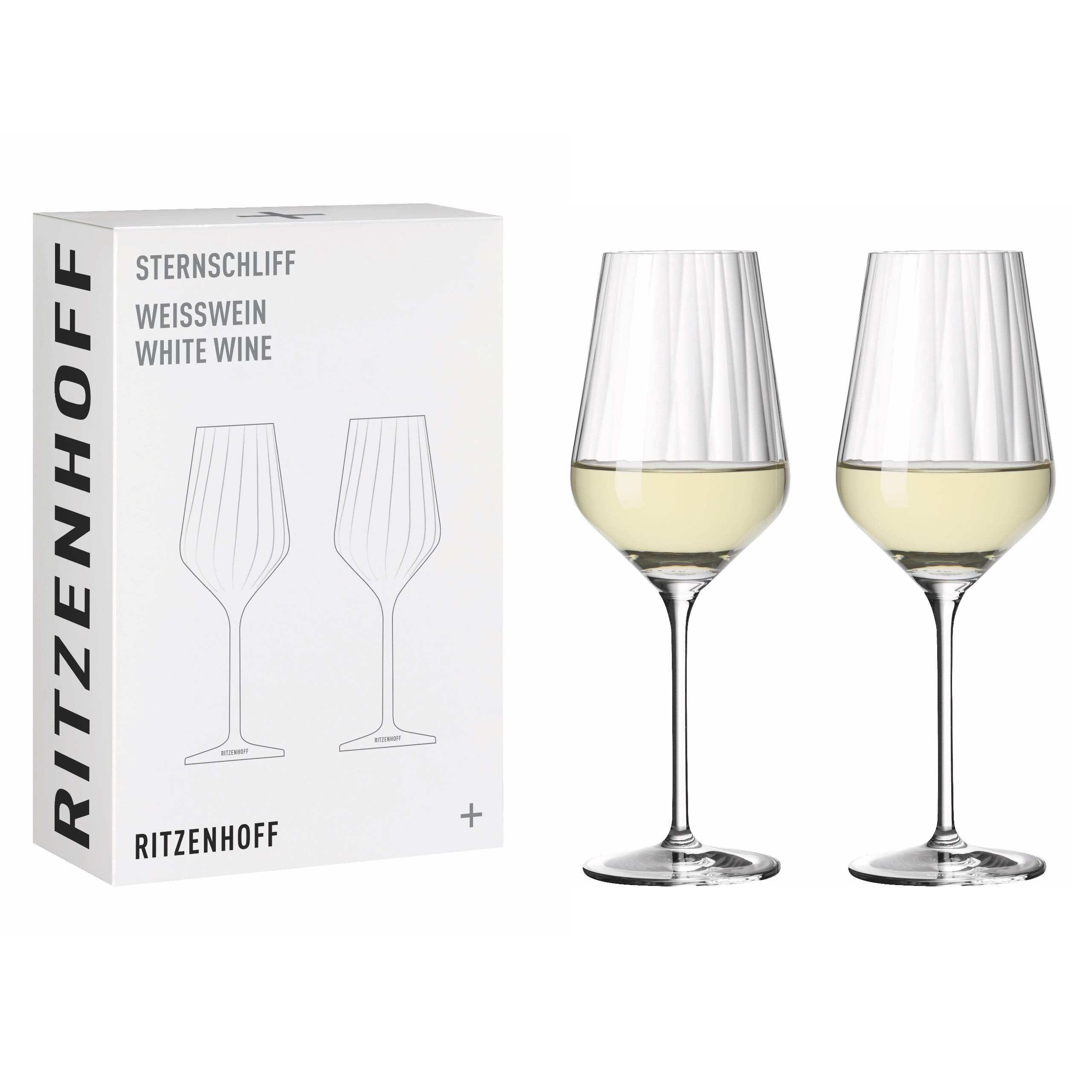 Ritzenhoff Sonnenschliff Weißweinglas-Set Ritzenhoff Design Team 8000003