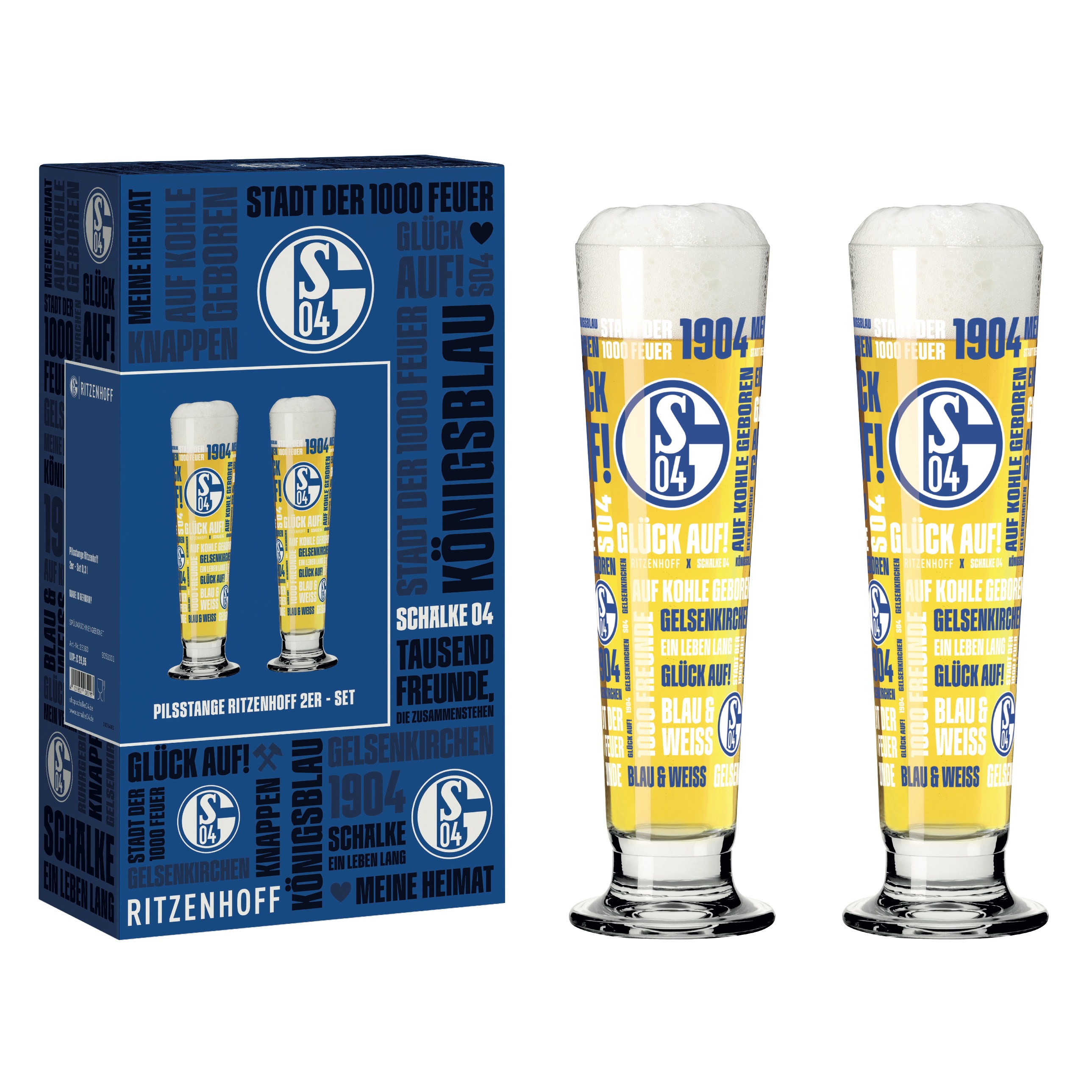 SCHALKE BIERGLAS-SET #1 VON THERESA KUHLMANN