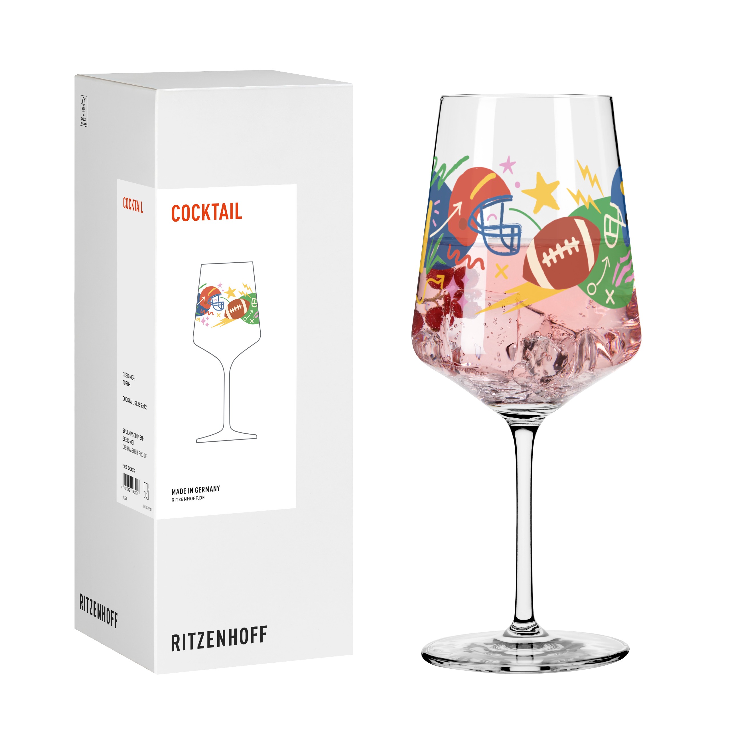 FOOTBALL COCKTAILGLAS #2 VON TORBH