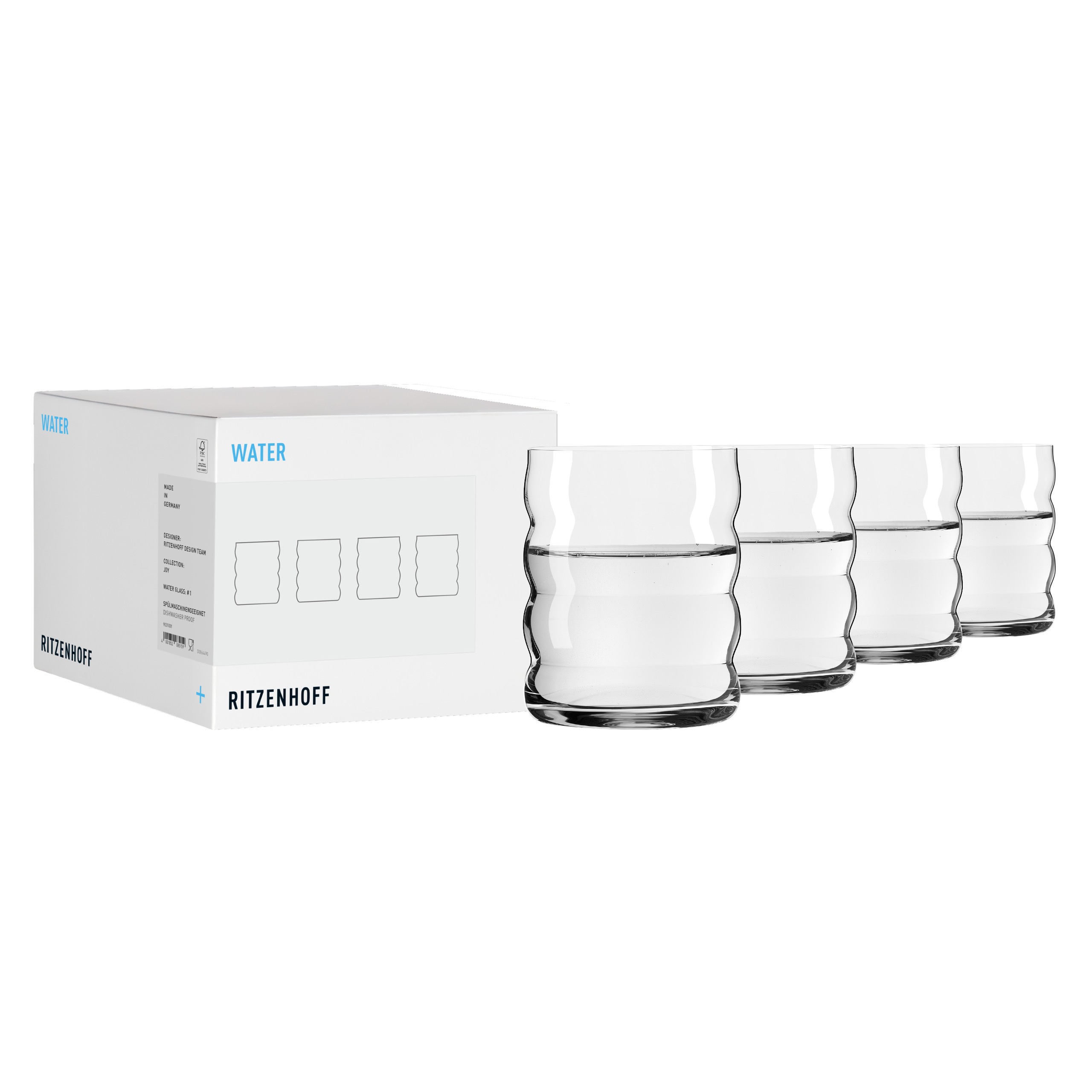 JOY WASSERGLAS-SET #1 VON RITZENHOFF DESIGN TEAM