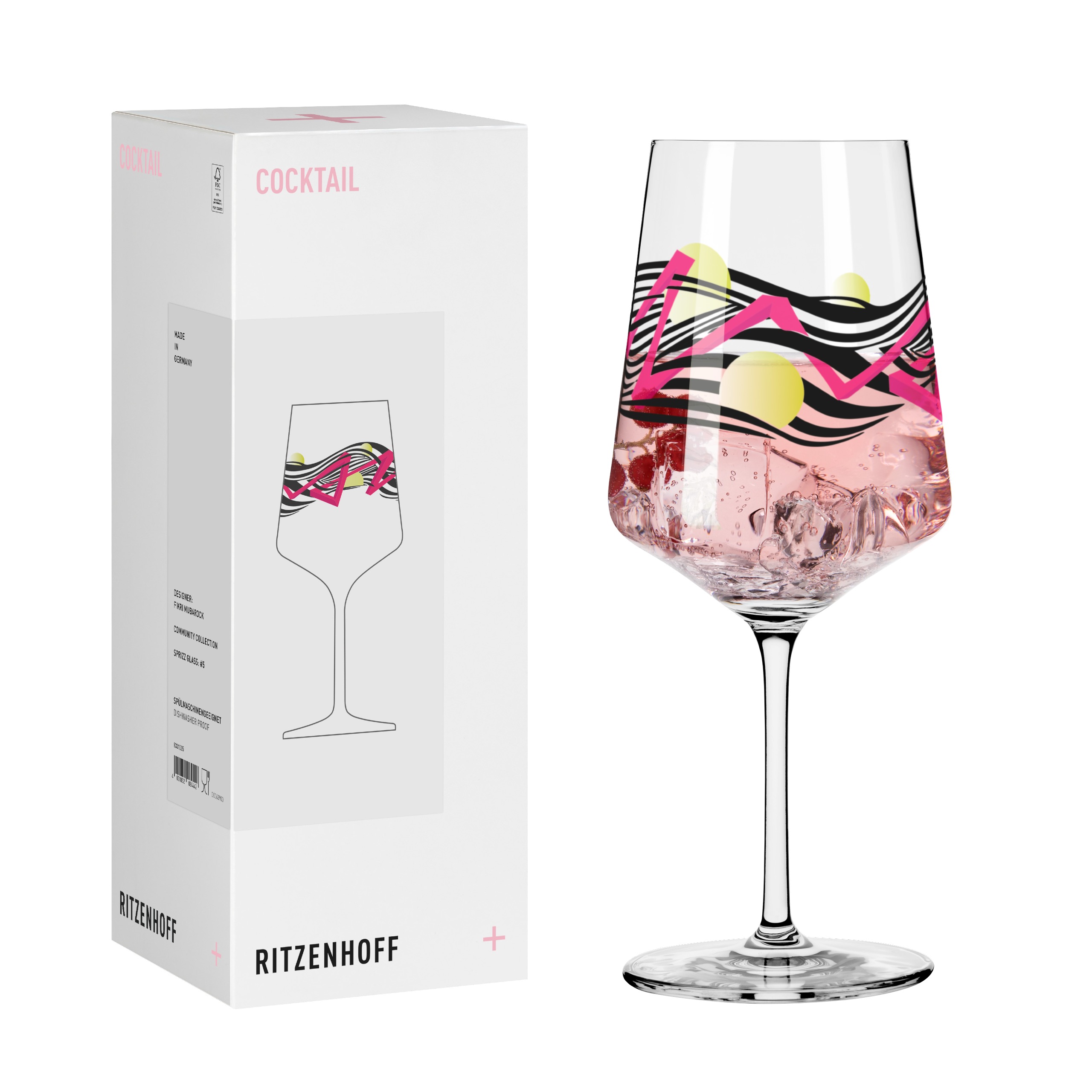 ART LOVERS COCKTAILGLAS #5 VON FIKRI MUBAROCK