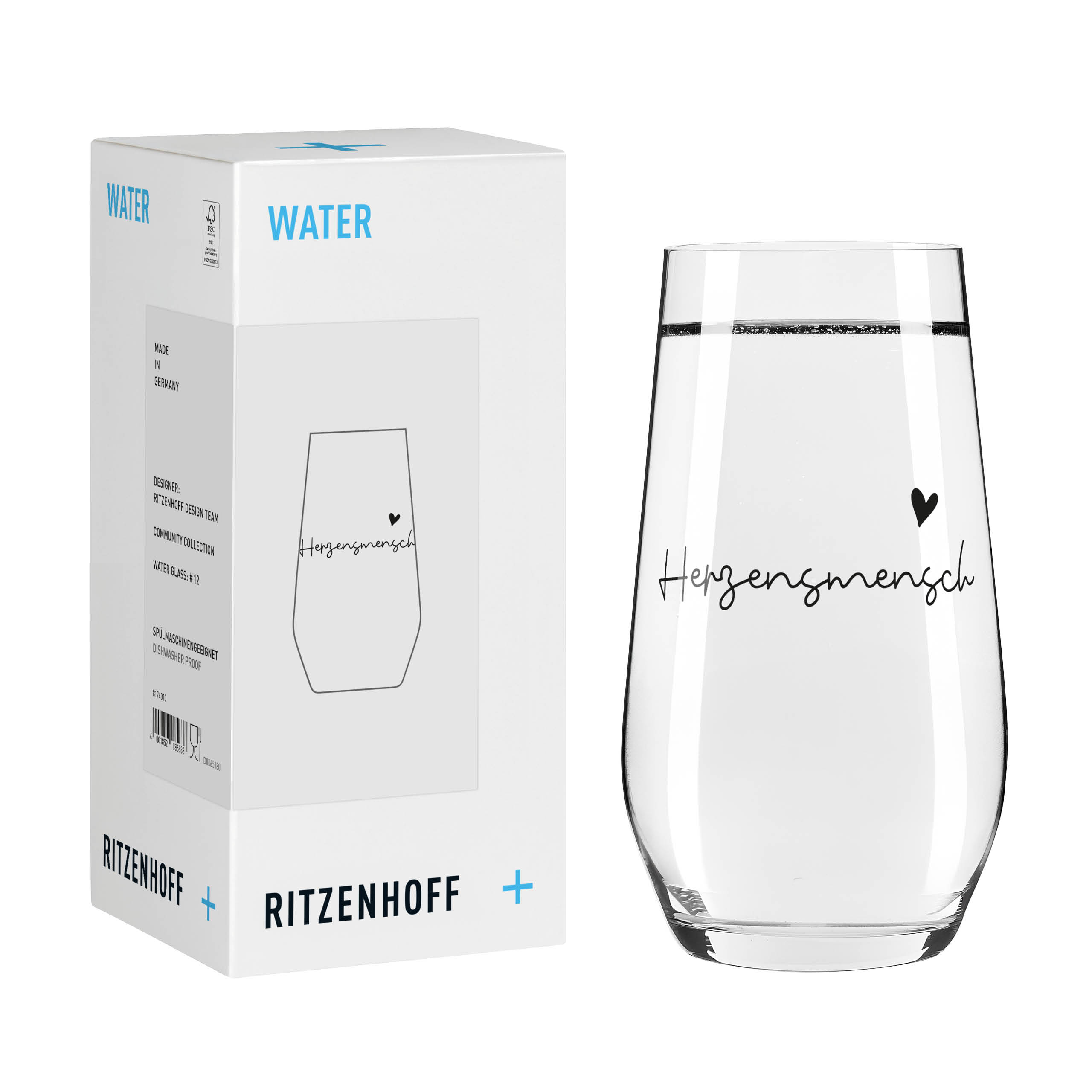 CITATIONS VERRE À EAU #12 DE L’ÉQUIPE DESIGN RITZENHOFF
