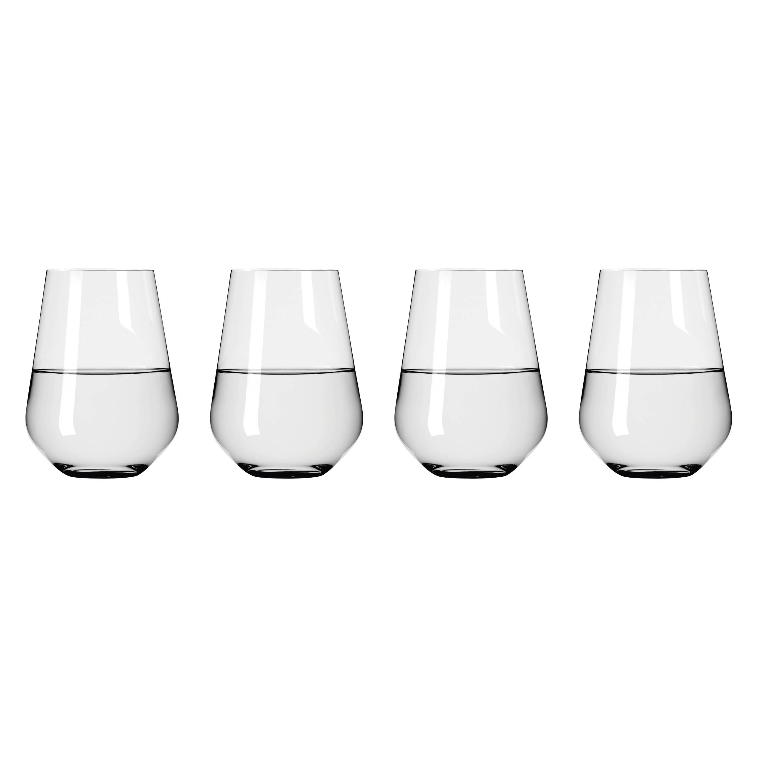 LICHTWEISS AURELIE 4ER-WASSERGLAS SET VON RITZENHOFF DESIGN TEAM