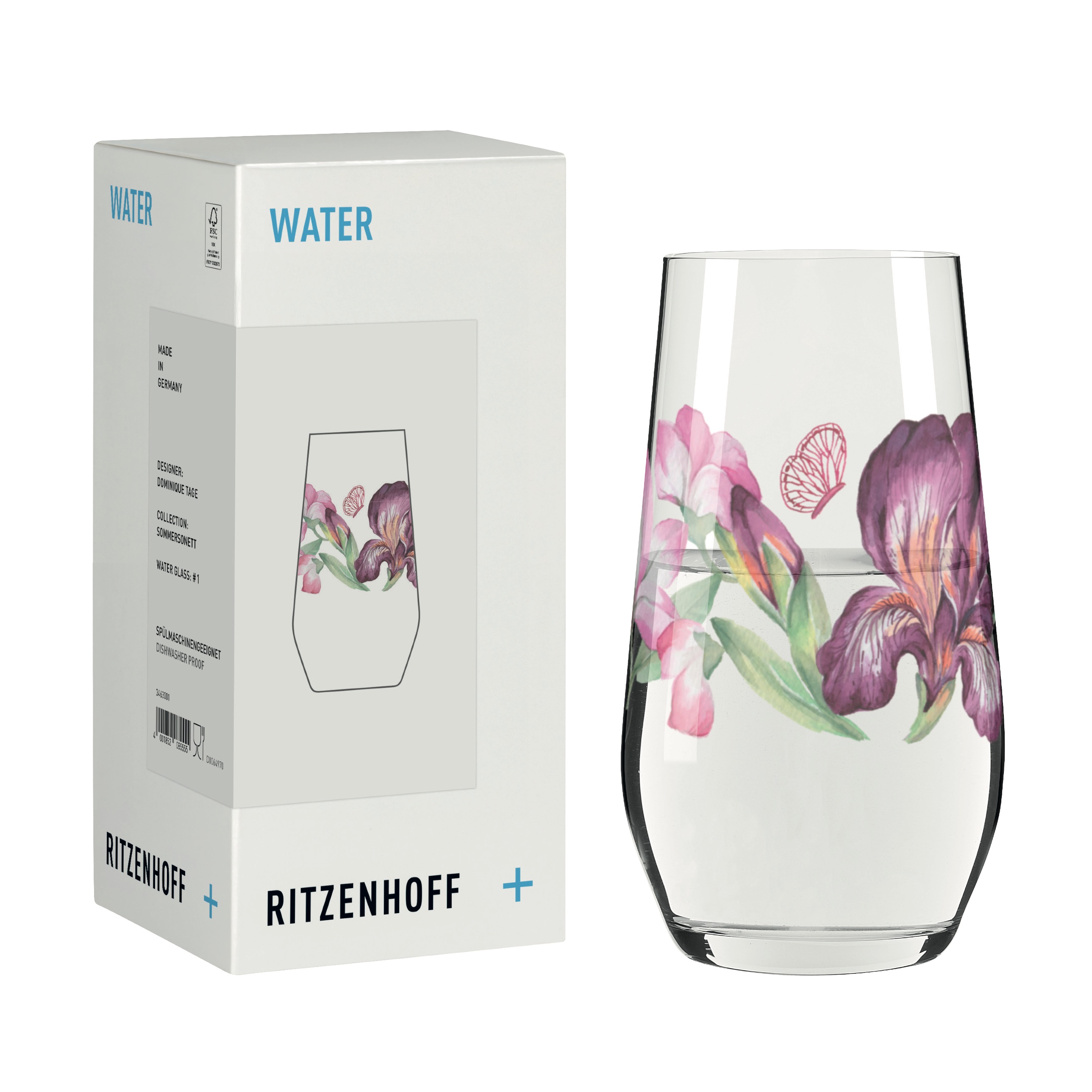 SOMMERSONETT WASSERGLAS #1 VON DOMINIQUE TAGE