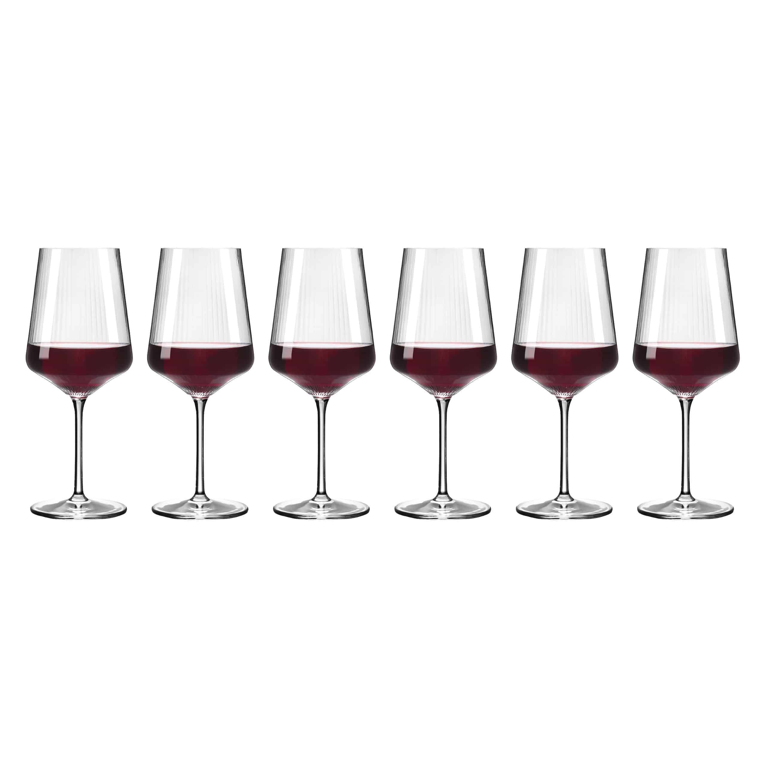 SONNENSCHLIFF 6ER-SET ROTWEINGLAS F26 VON RITZENHOFF DESIGN TEAM