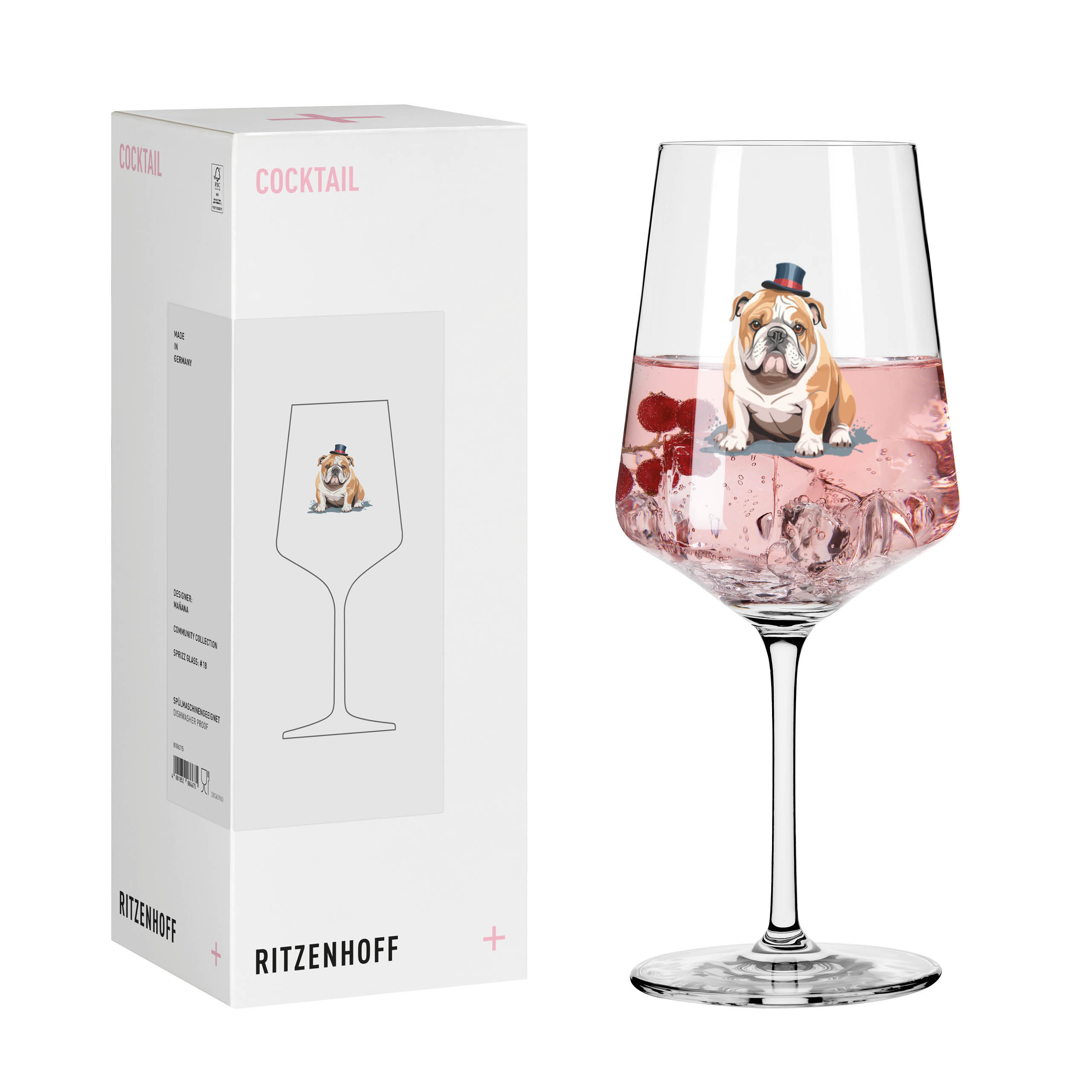 PETFLUENCER verre à cocktail #18 DE MAÑANA