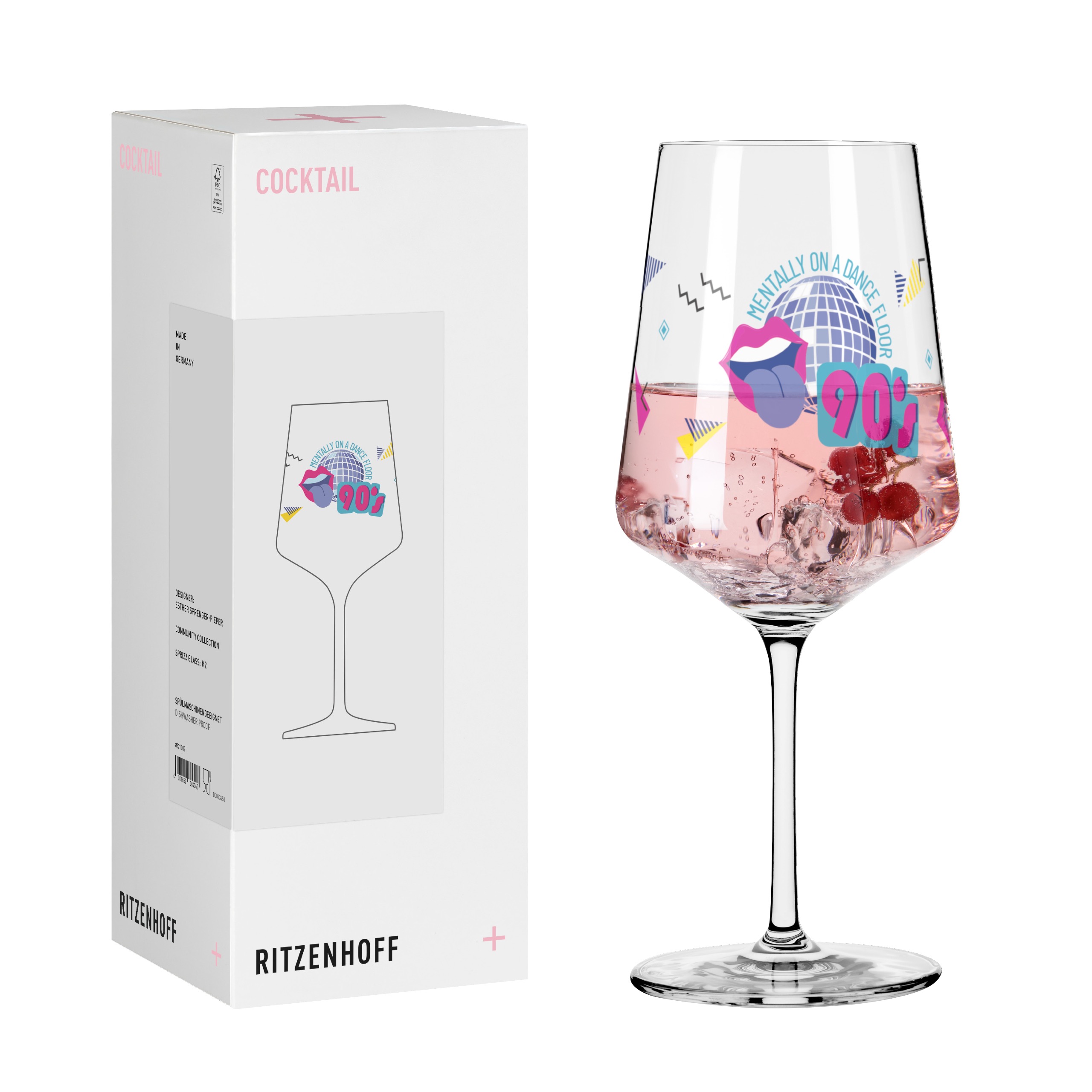 90S COCKTAILGLAS #2 VON ESTHER SPRENGER-PIEPER