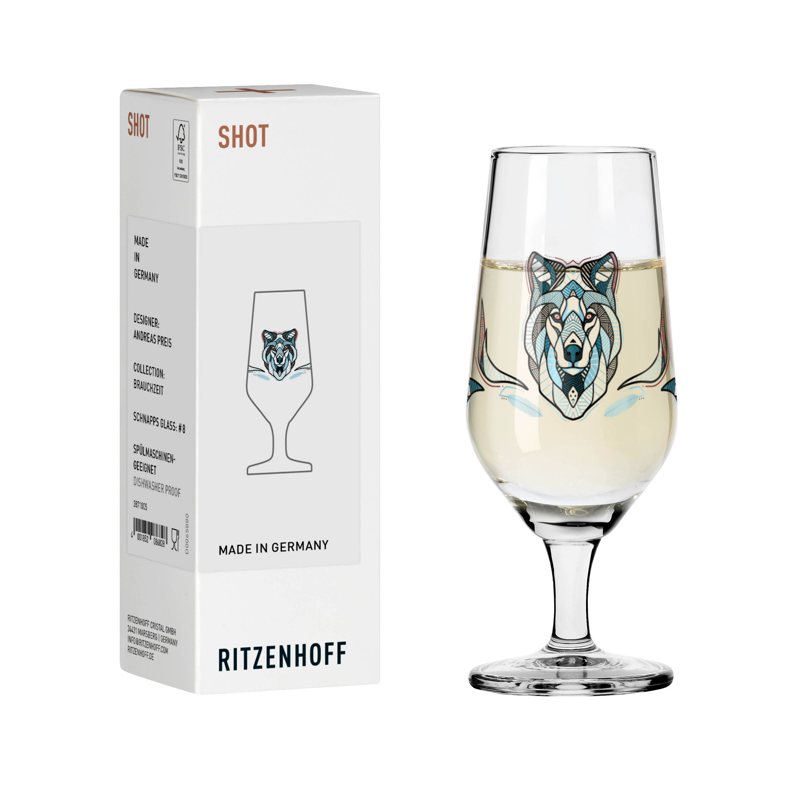 BRAUCHZEIT SCHNAPSGLAS #8 VON ANDREAS PREIS