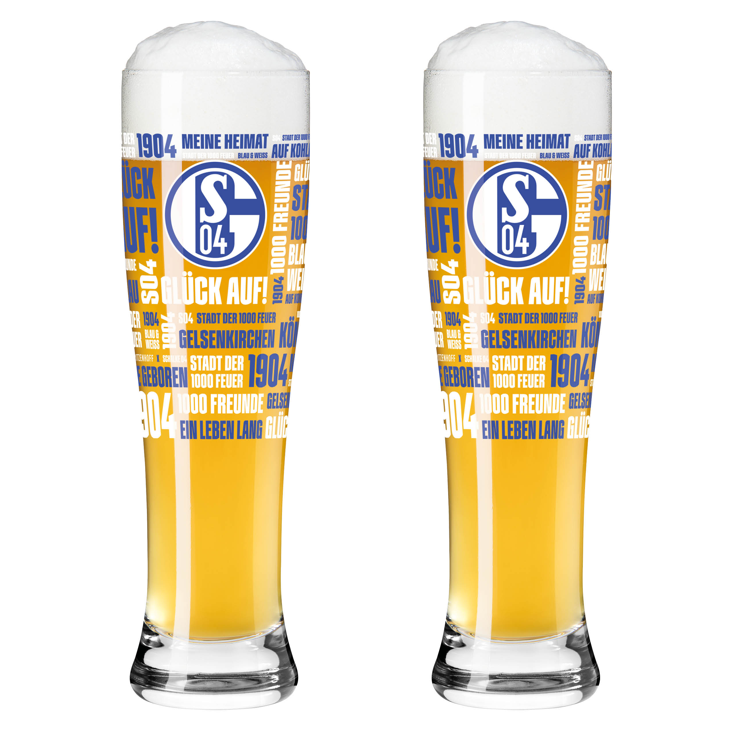 SCHALKE WEIZENBIERGLAS-SET 1# VON THERESA KUHLMANN