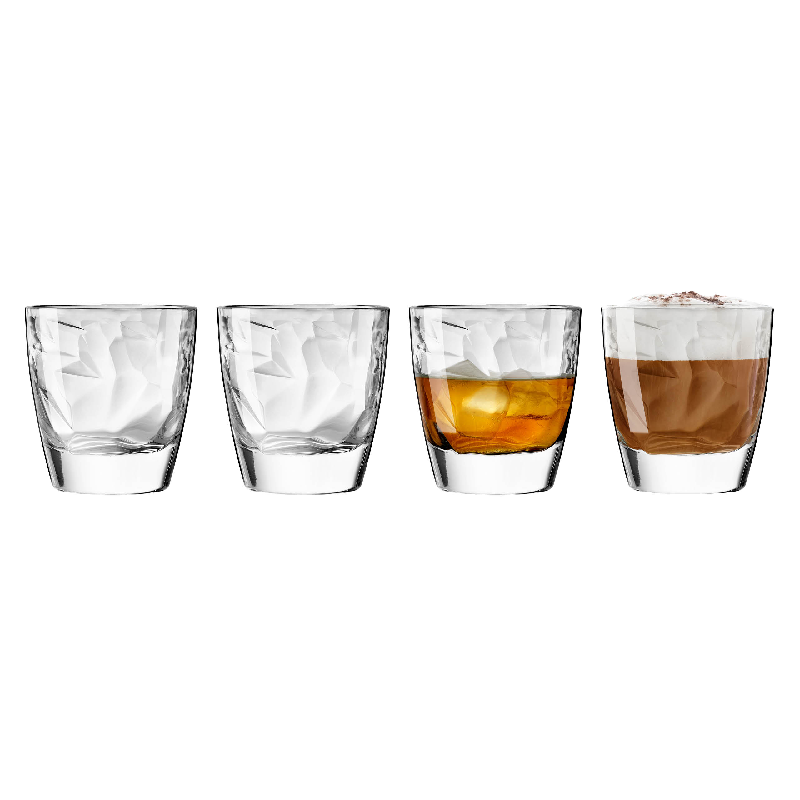KAFFEE / SPIRITS 4ER-CAPPUCCINOGLAS SET F26 VON RITZENHOFF DESIGN TEAM