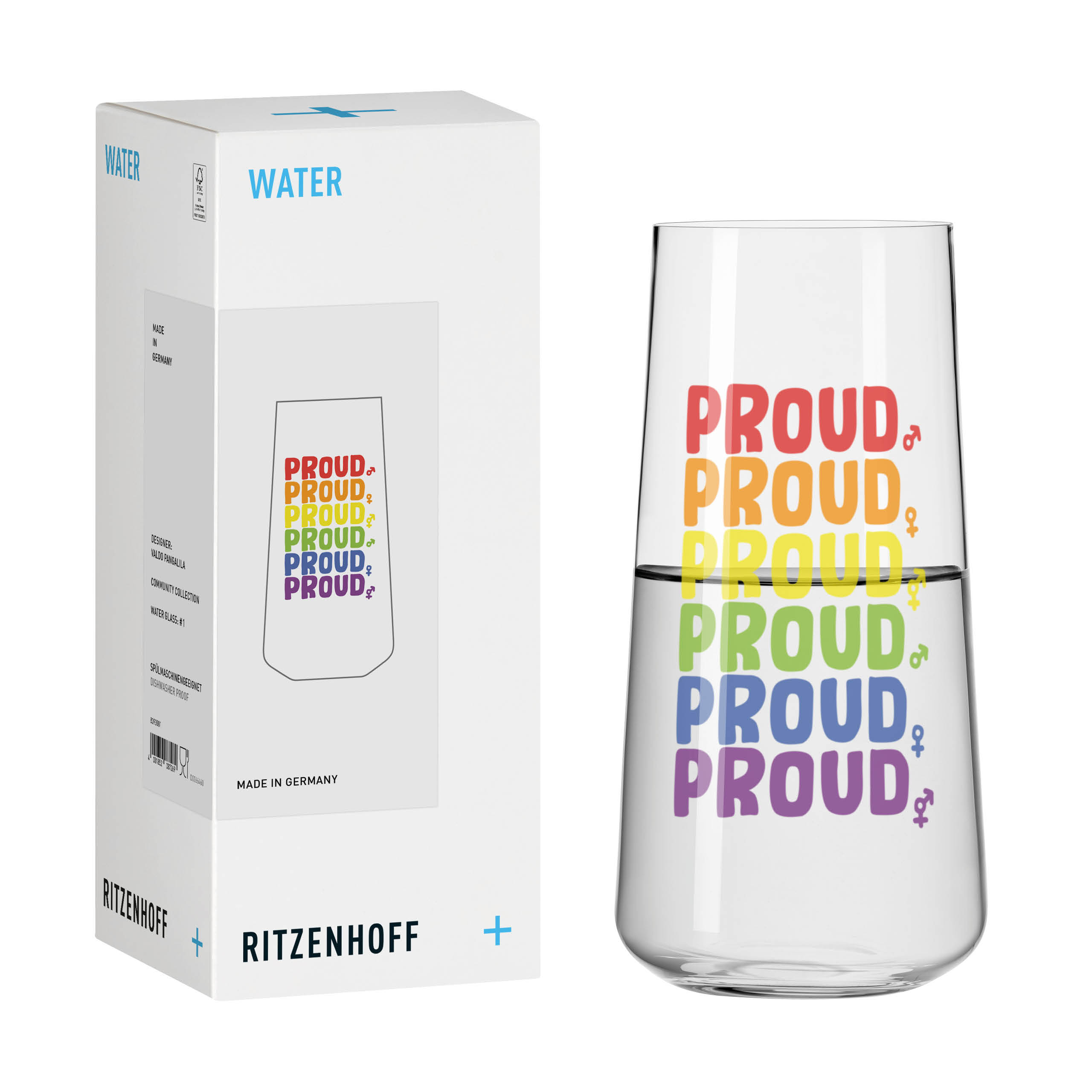 PRIDE WASSERGLAS #1 VON VALDO PANGALILA