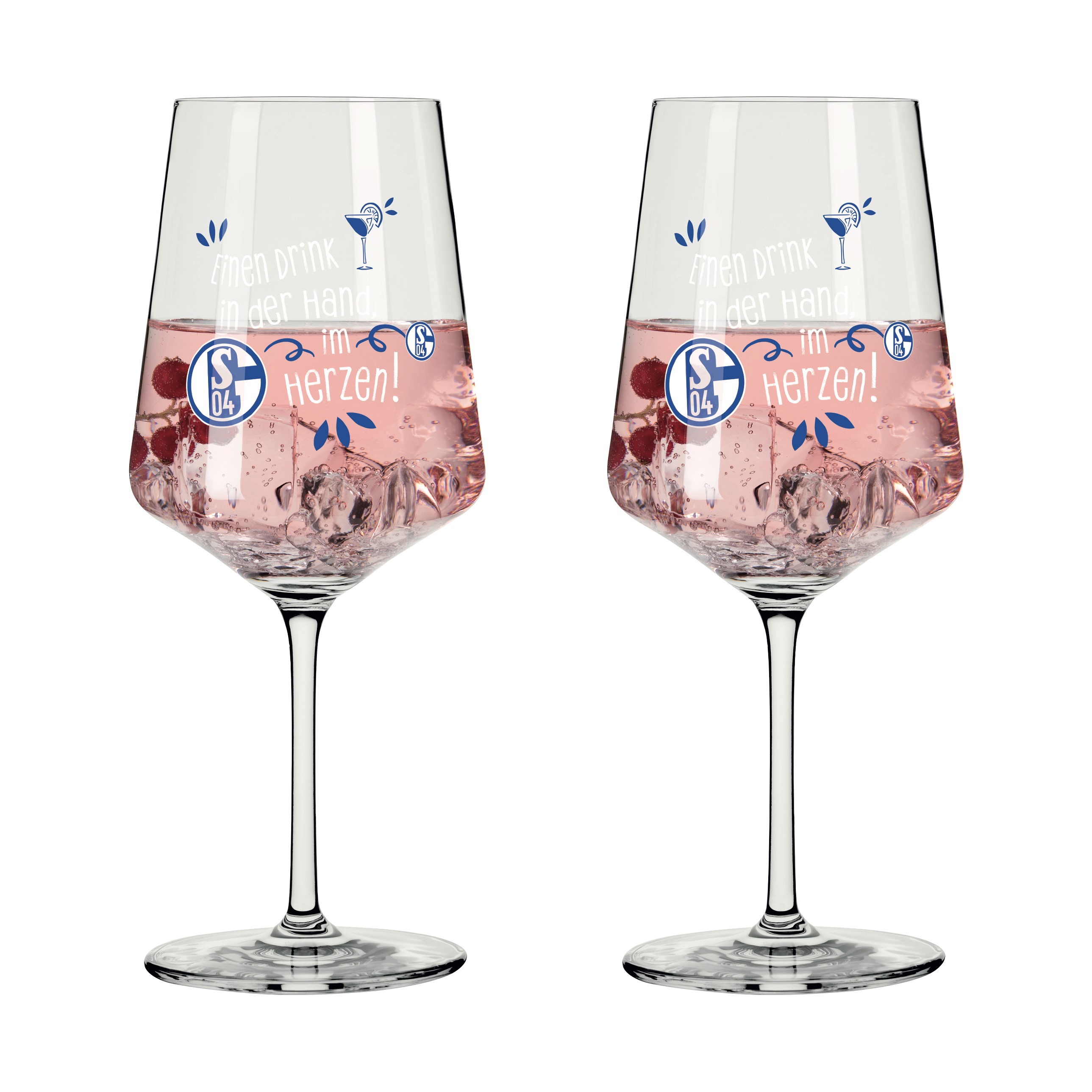 SCHALKE COCKTAILGLAS-SET #1 VON THERESA KUHLMANN