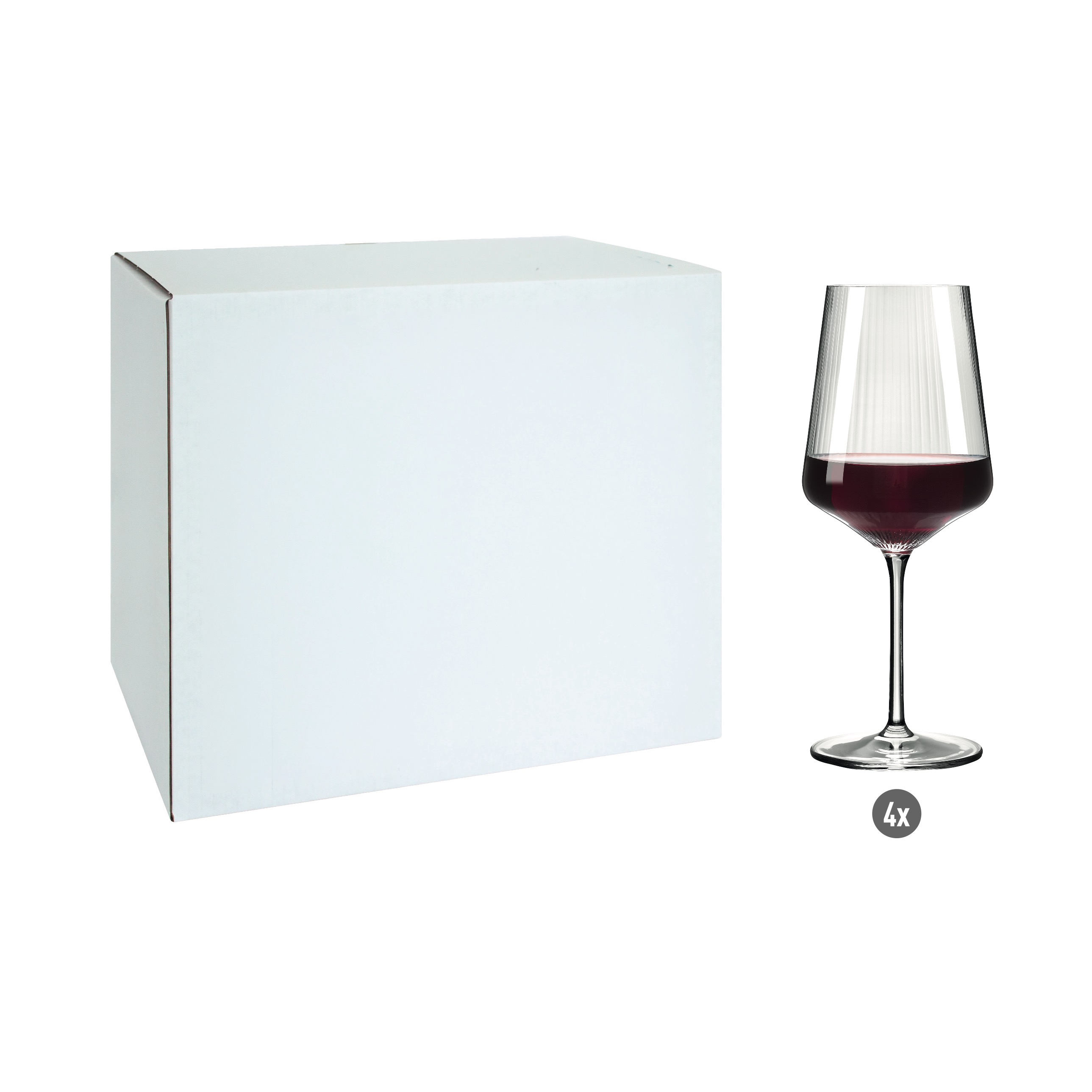 SONNENSCHLIFF 4ER ROTWEINGLAS-SET VON RITZENHOFF DESIGN TEAM