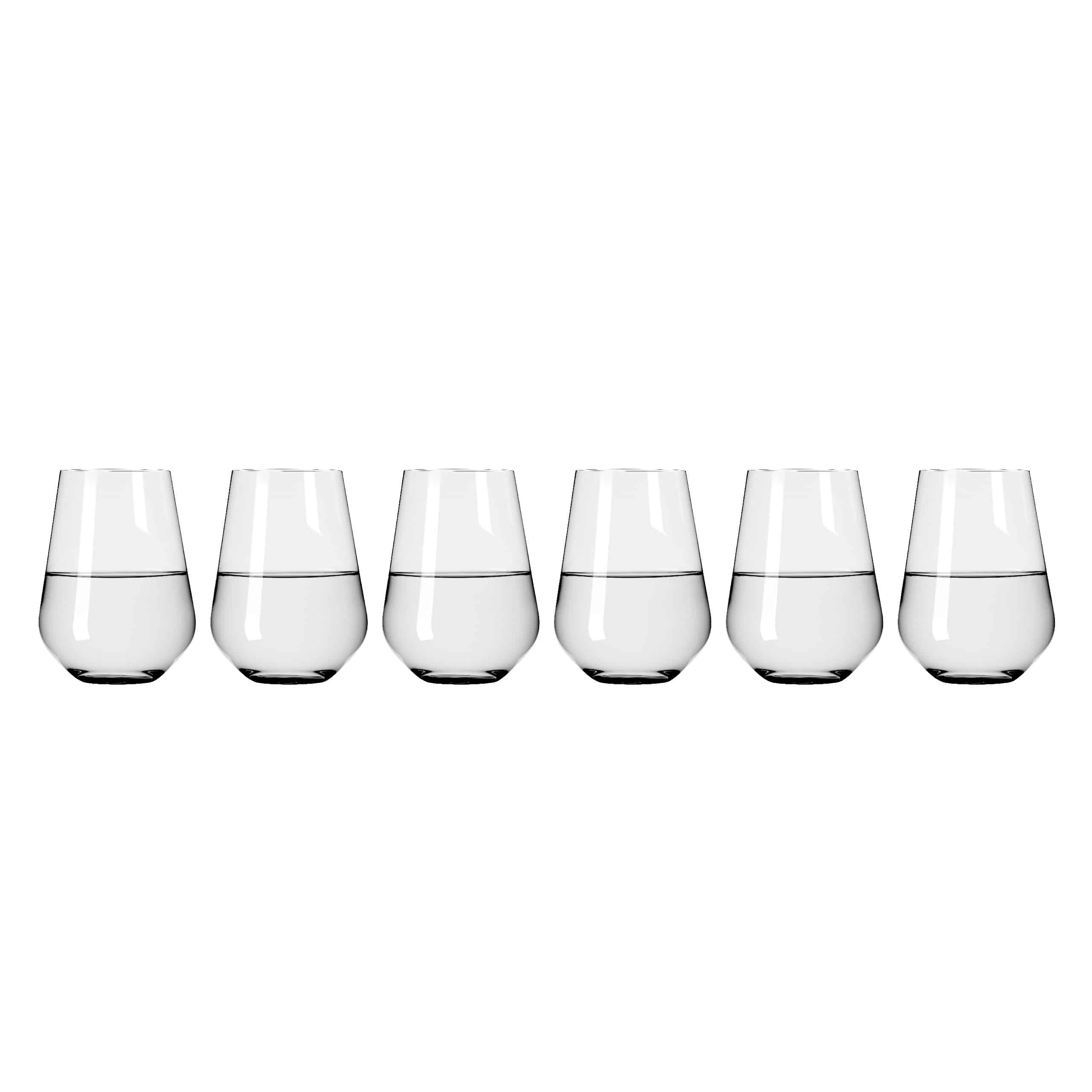 LICHTWEISS 6ER-SET WASSERGLAS VON RITZENHOFF DESIGN TEAM