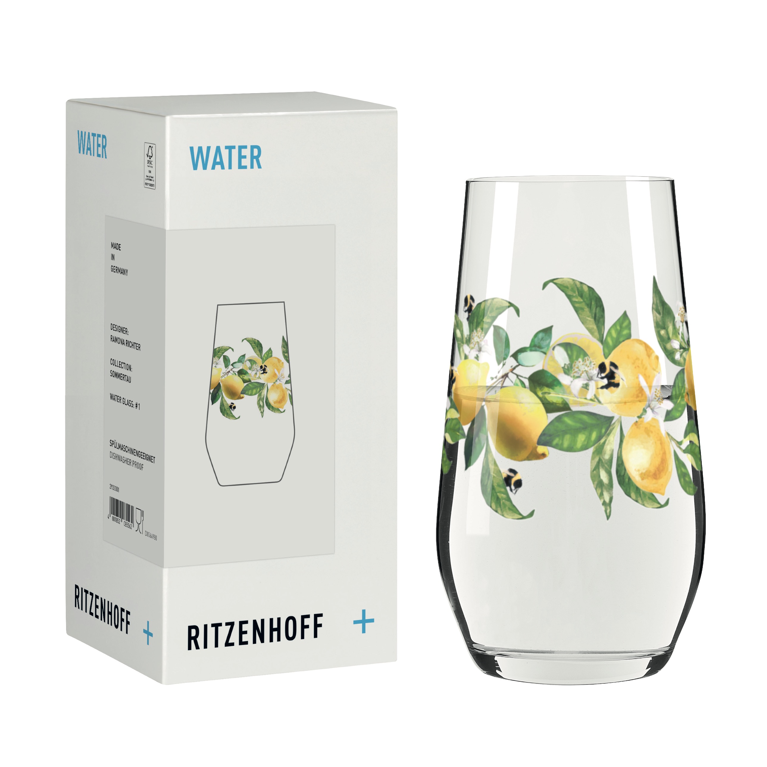 SOMMERTAU WASSERGLAS #1 VON RAMONA RICHTER