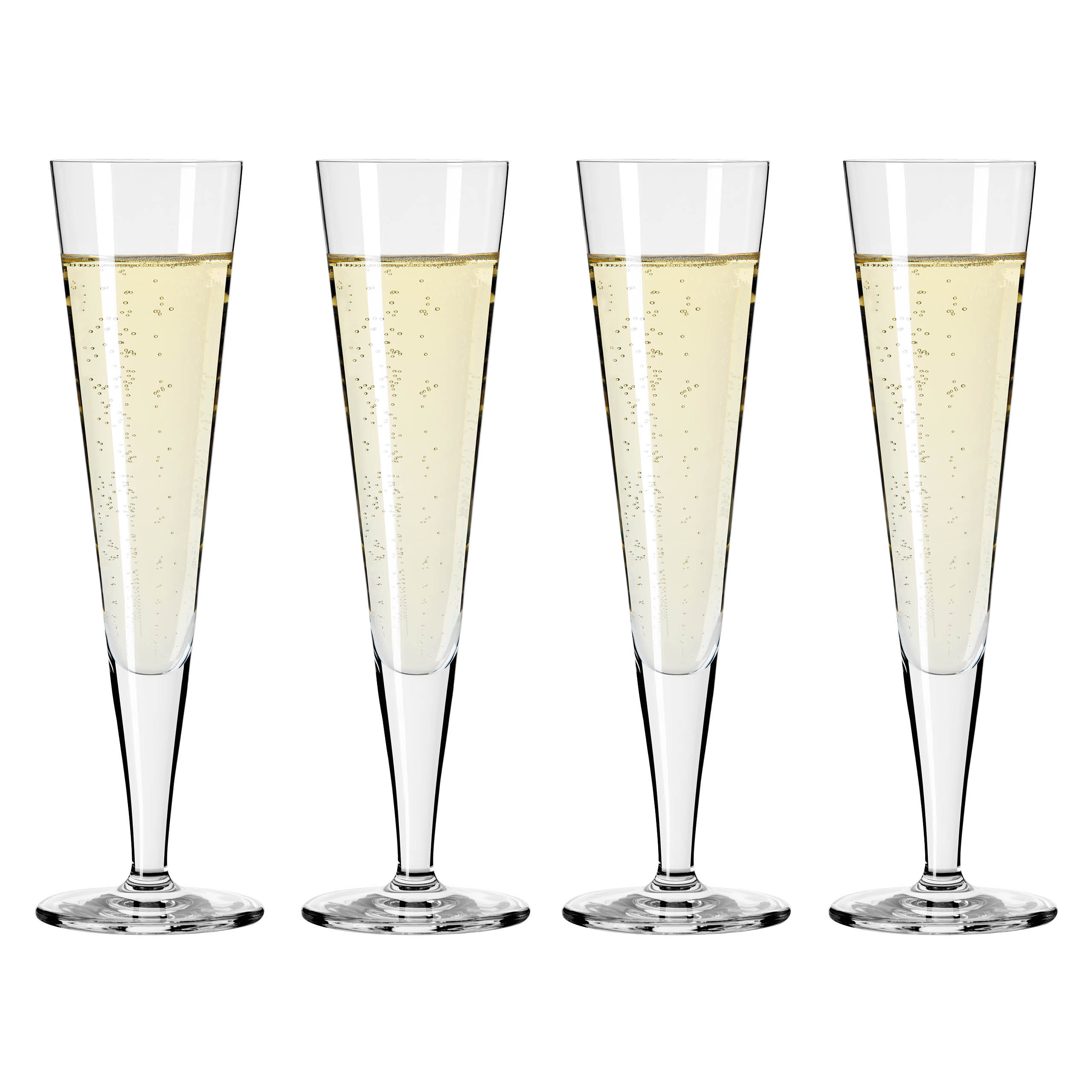 GOLDNACHT 4ER-SET CHAMPUSGLAS F26 VON RITZENHOFF DESIGN TEAM