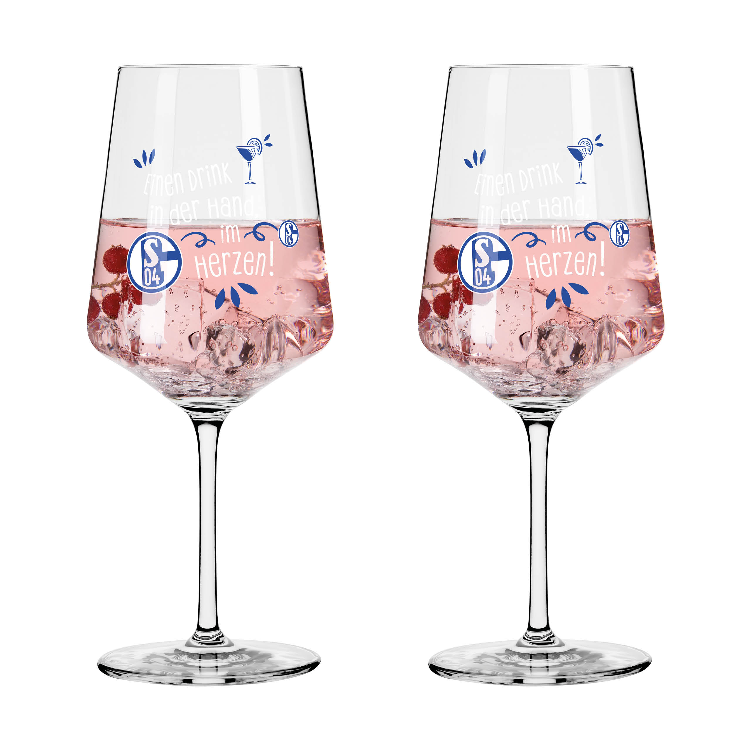 SCHALKE COCKTAILGLAS-SET #1 VON THERESA KUHLMANN