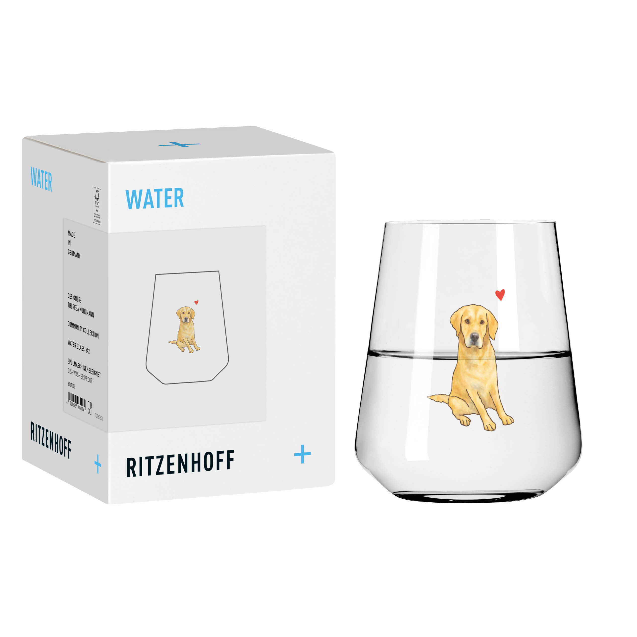PETFLUENCER WASSERGLAS #2 VON THERESA KUHLMANN