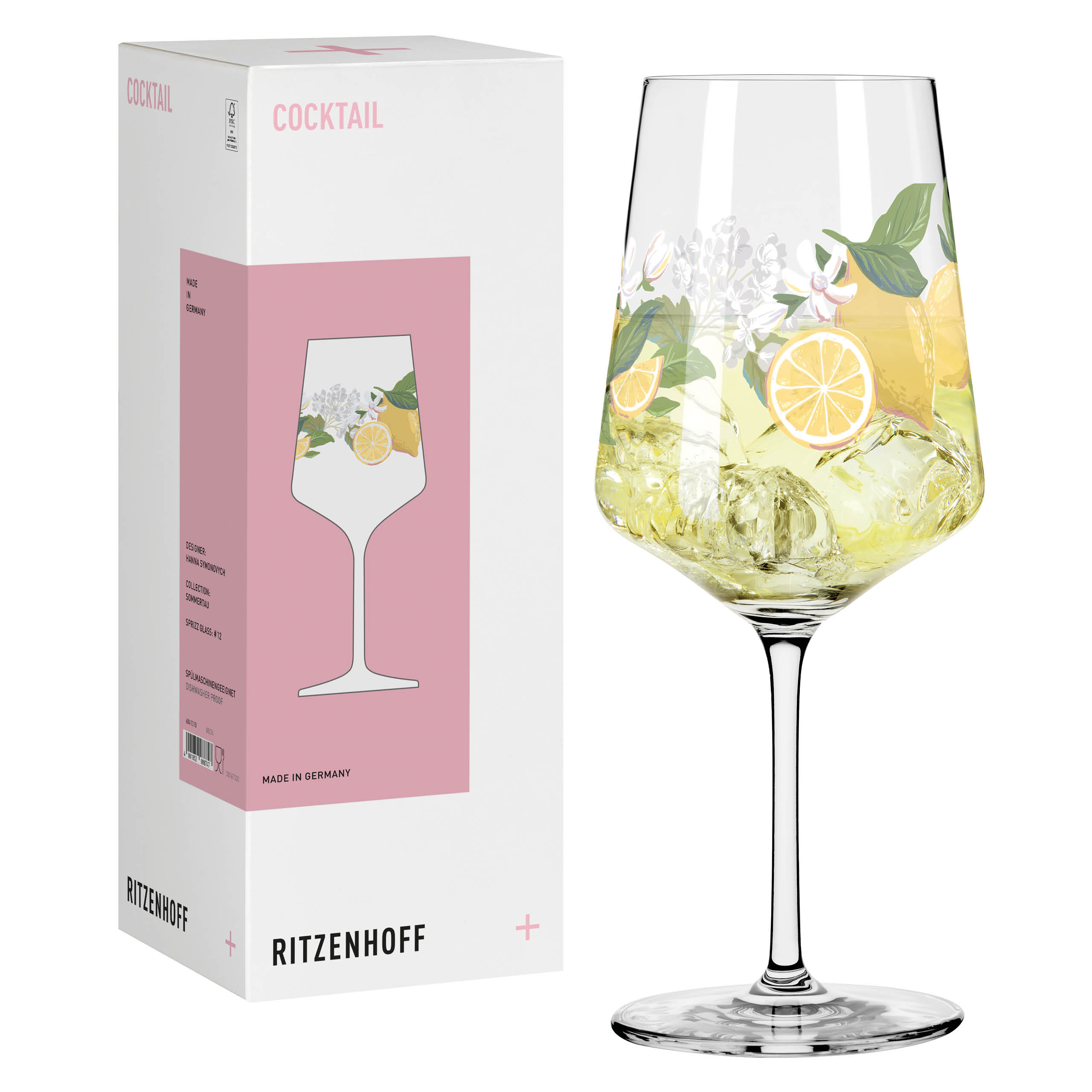 SOMMERTAU COCKTAILGLAS H26 VON HANNA SYMONOVYCH