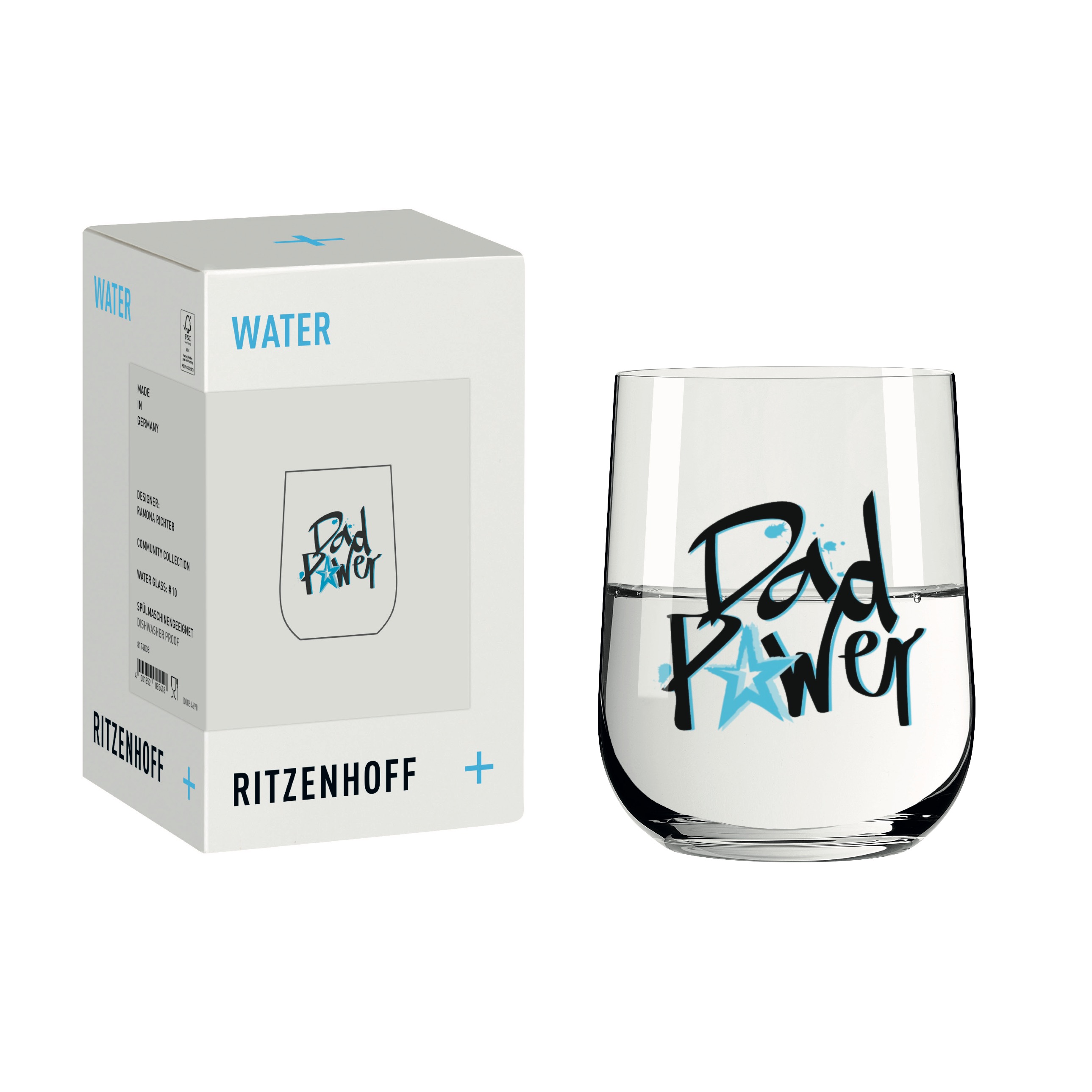 SPRÜCHE WASSERGLAS #10 VON RAMONA RICHTER