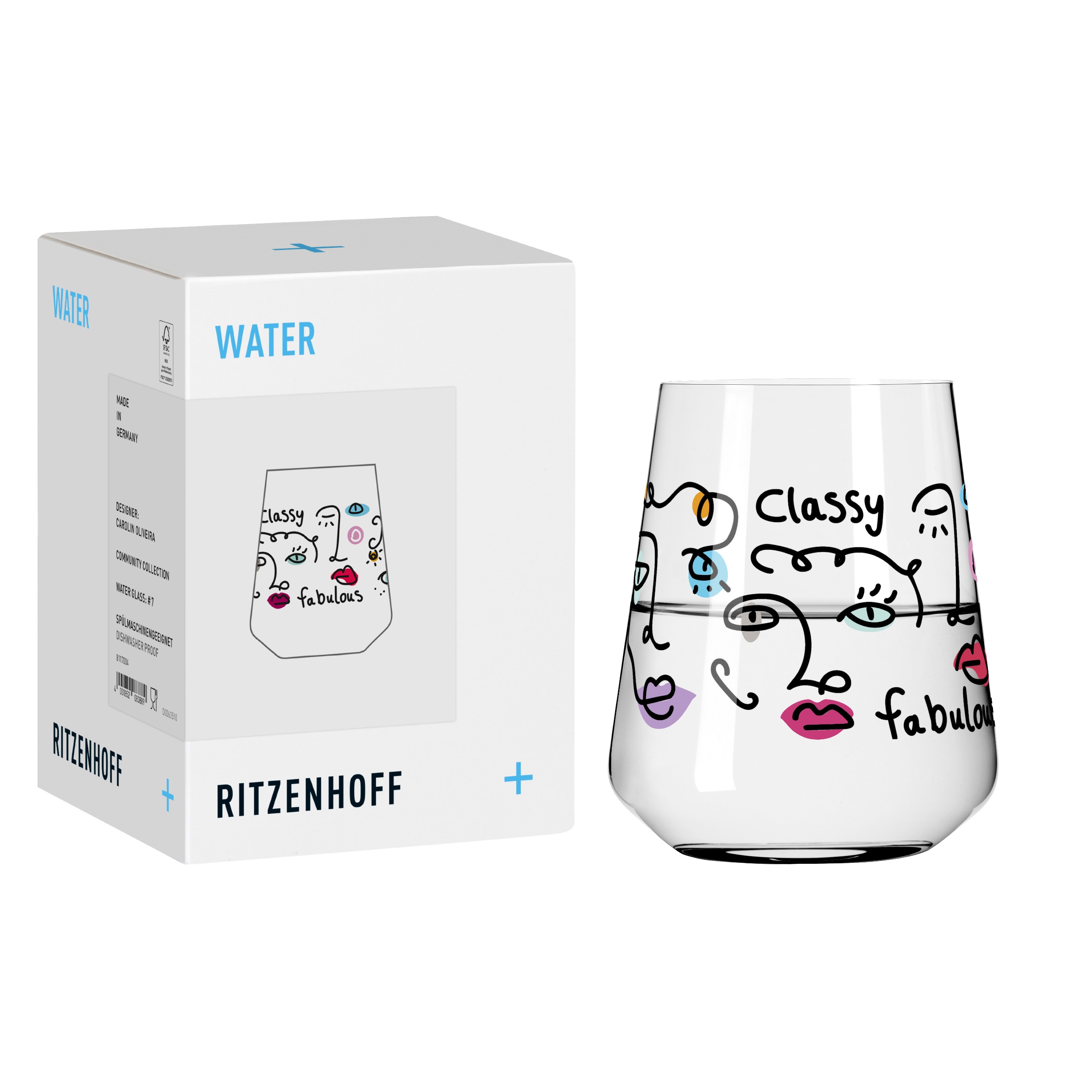 FASHION WASSERGLAS #7 VON CAROLIN OLIVEIRA