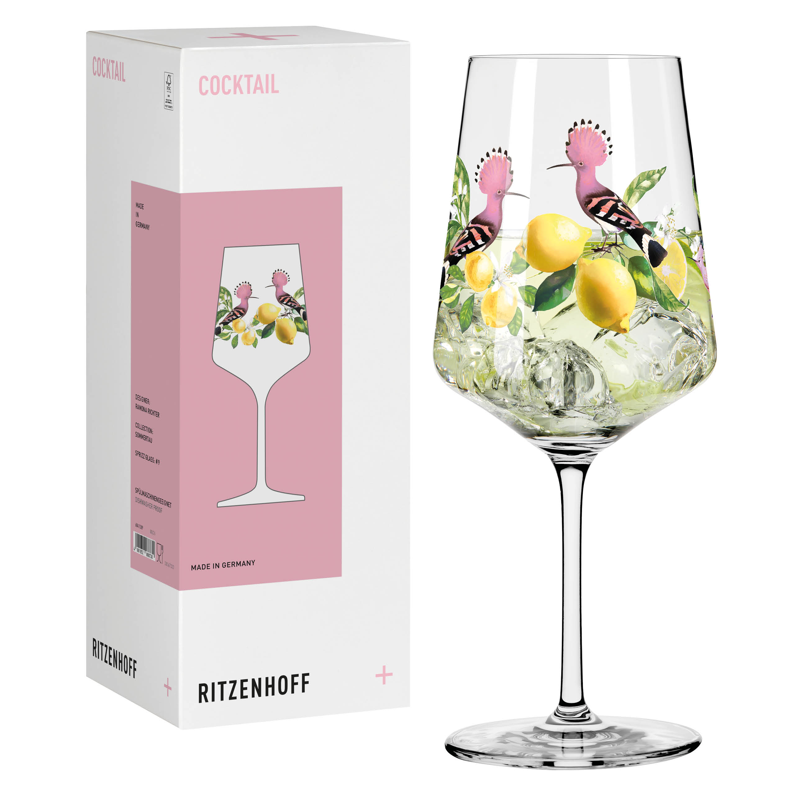 SOMMERTAU COCKTAILGLAS H26 VON RAMONA RICHTER