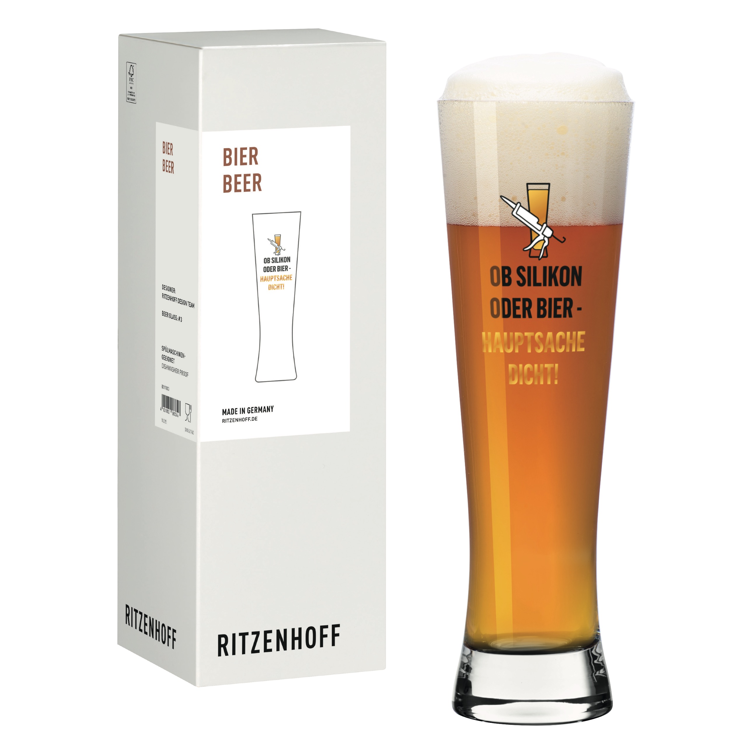 BRICOLEUR VERRE À BIÈRE #3 PAR RITZENHOFF DESIGN TEAM