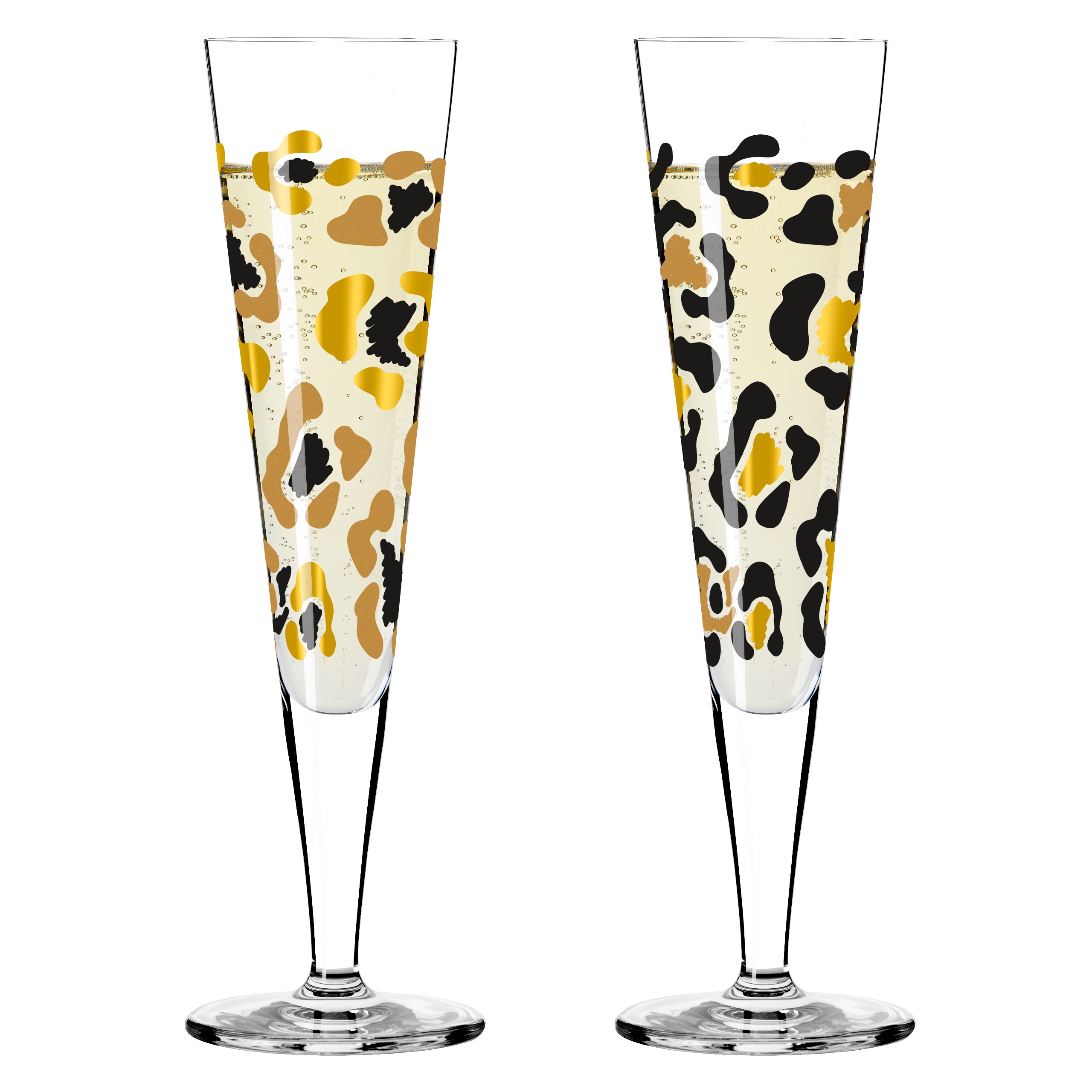 GOLDNACHT CHAMPAGNERGLAS-SET H25 VON ANA VASCONCELOS