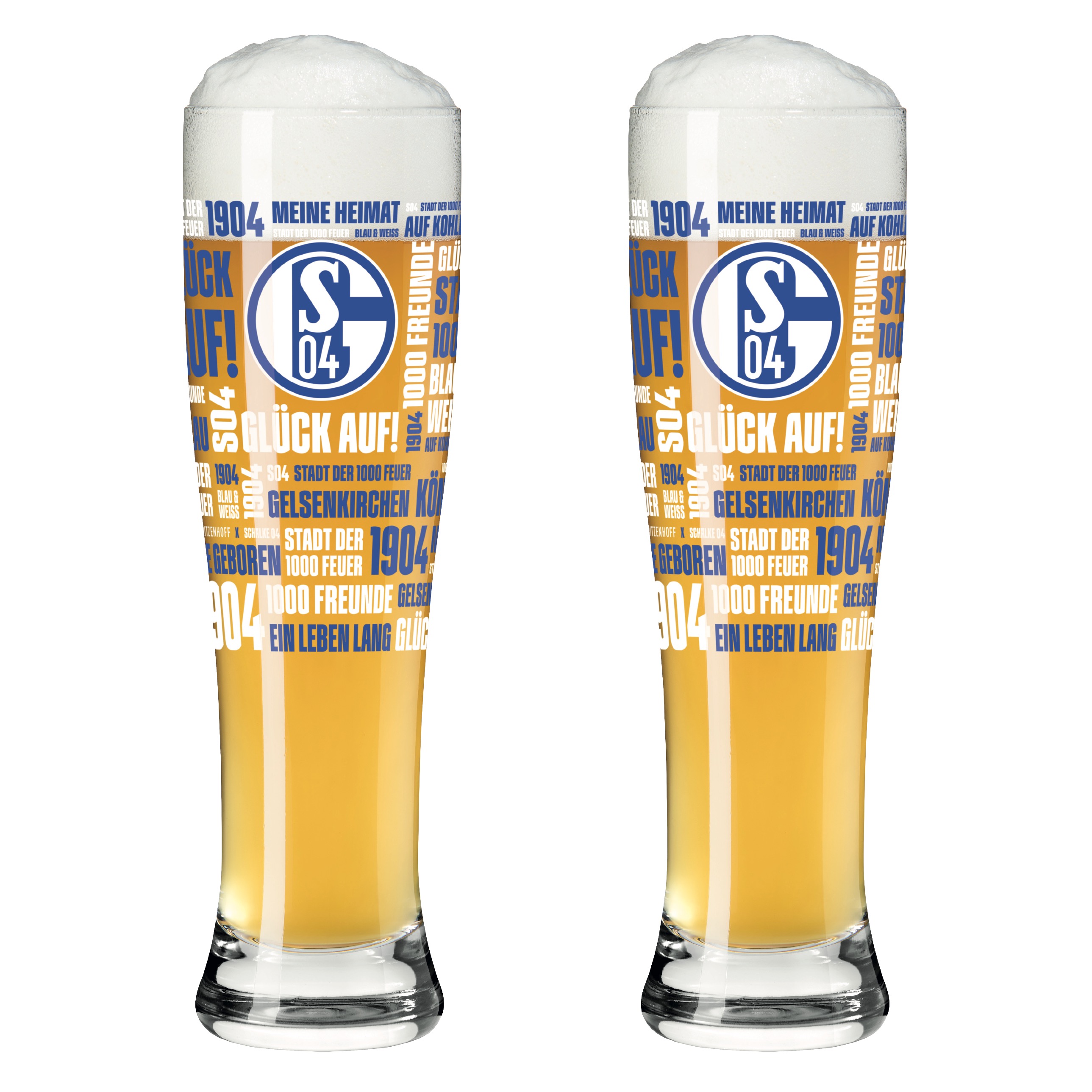 SCHALKE WEIZENBIERGLAS-SET 1# VON THERESA KUHLMANN