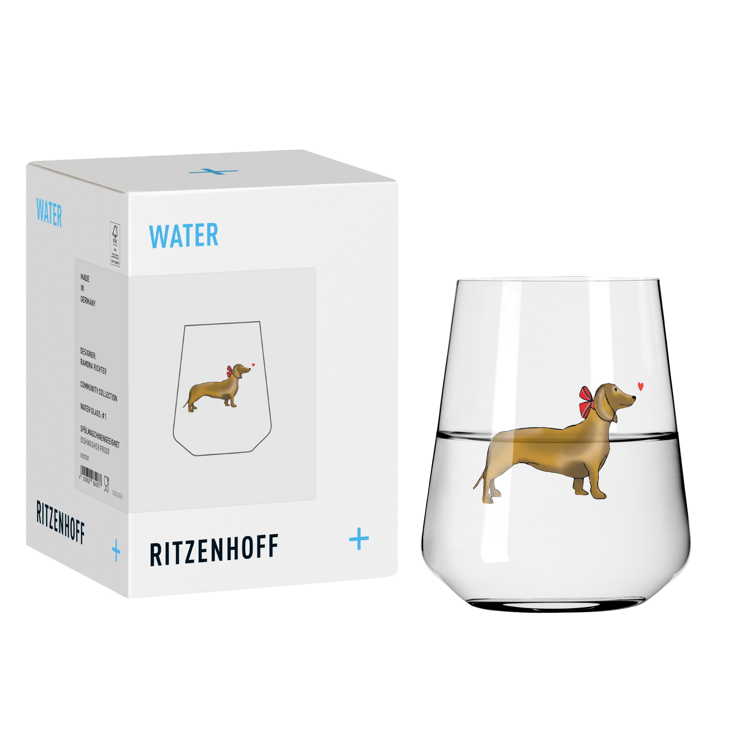 PETFLUENCER WASSERGLAS #1 VON THERESA KUHLMANN