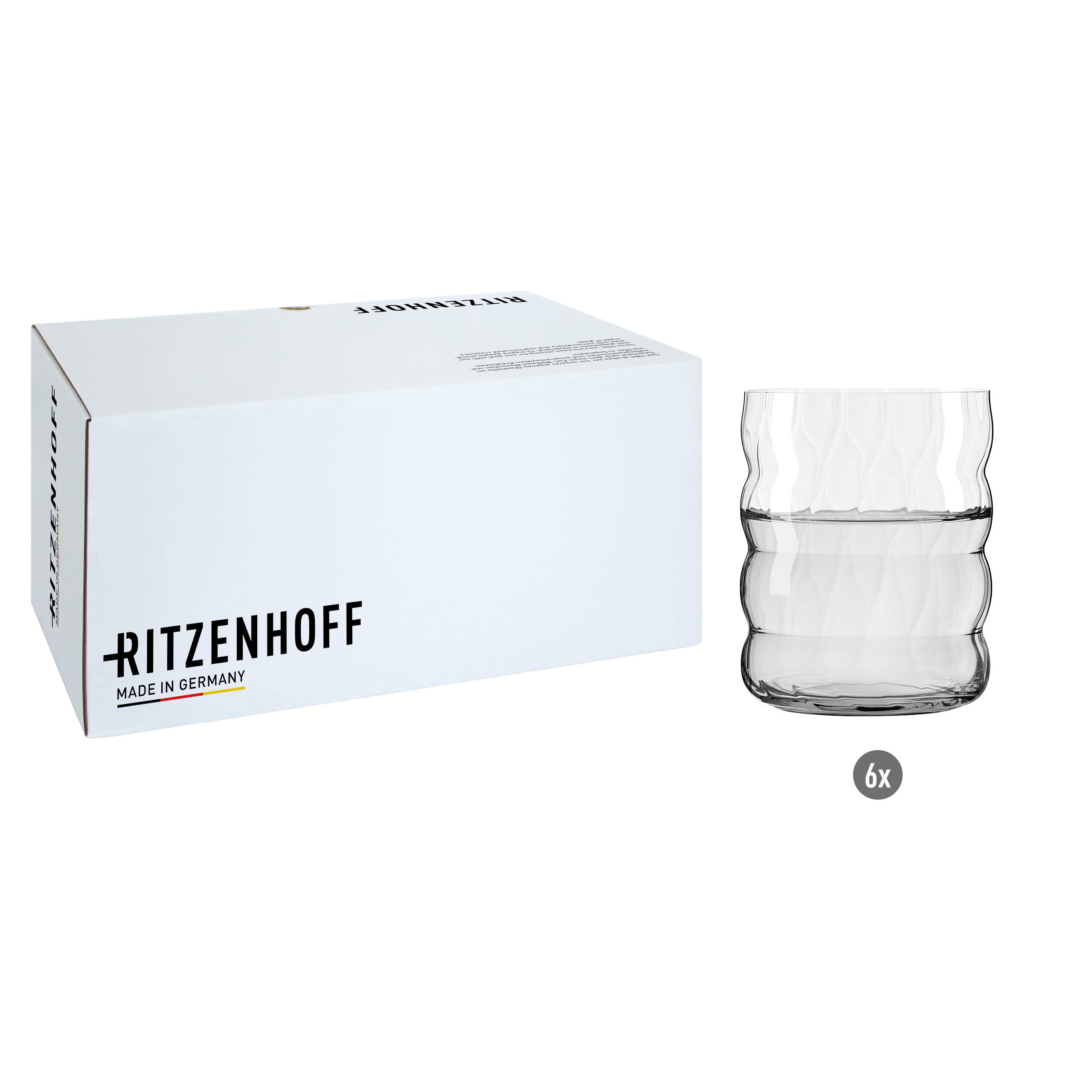 JOY 6ER-SET WASSERGLAS #2 VON RITZENHOFF DESIGN TEAM