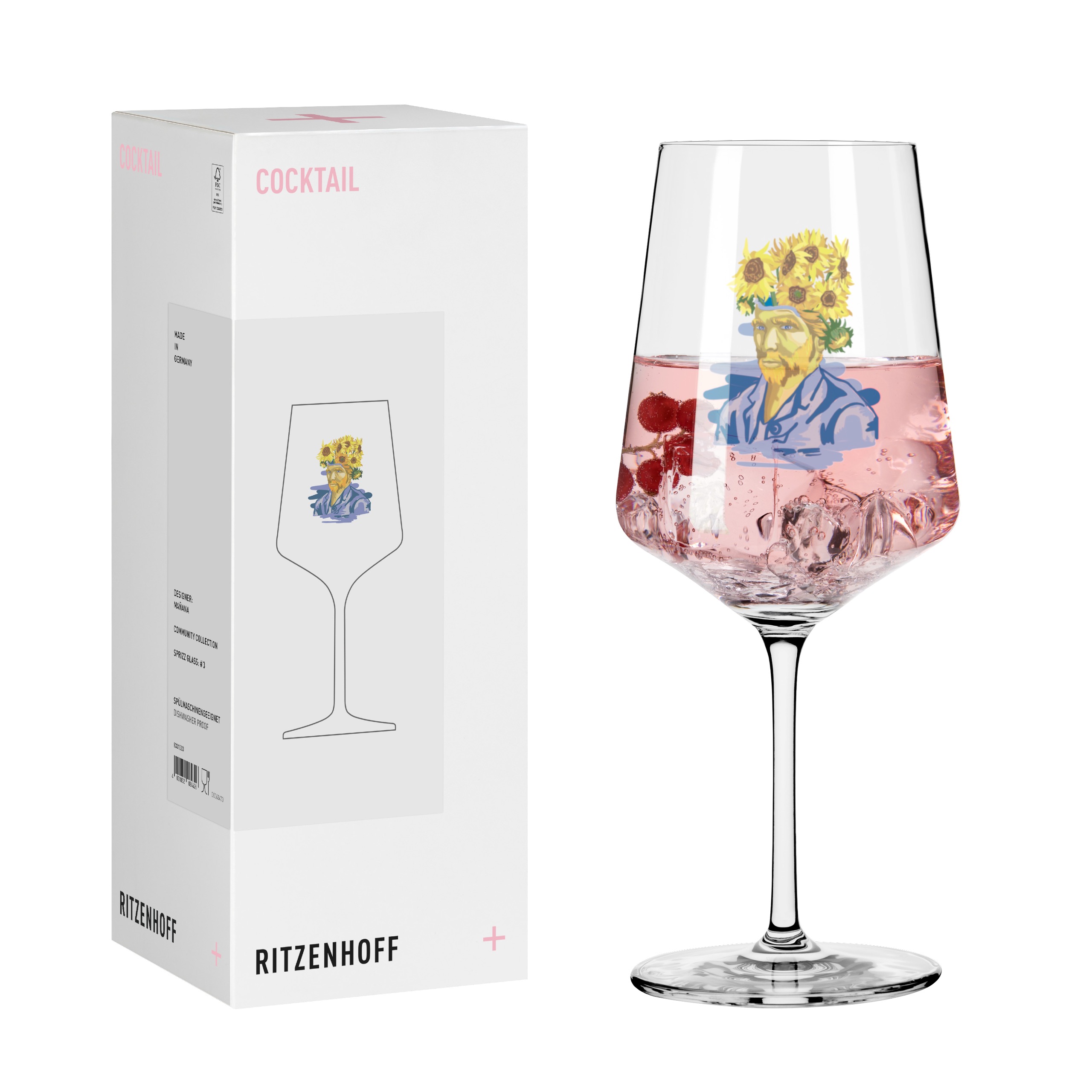 ART LOVERS COCKTAILGLAS #3 VON MAÑANA