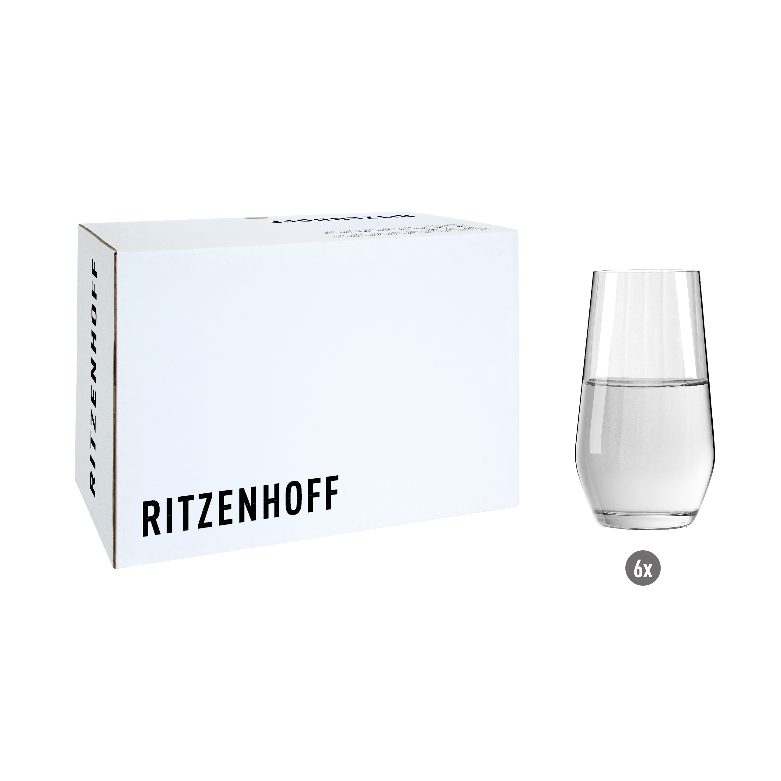 STERNSCHLIFF WASSERGLAS-SET F26 VON RITZENHOFF DESIGN TEAM