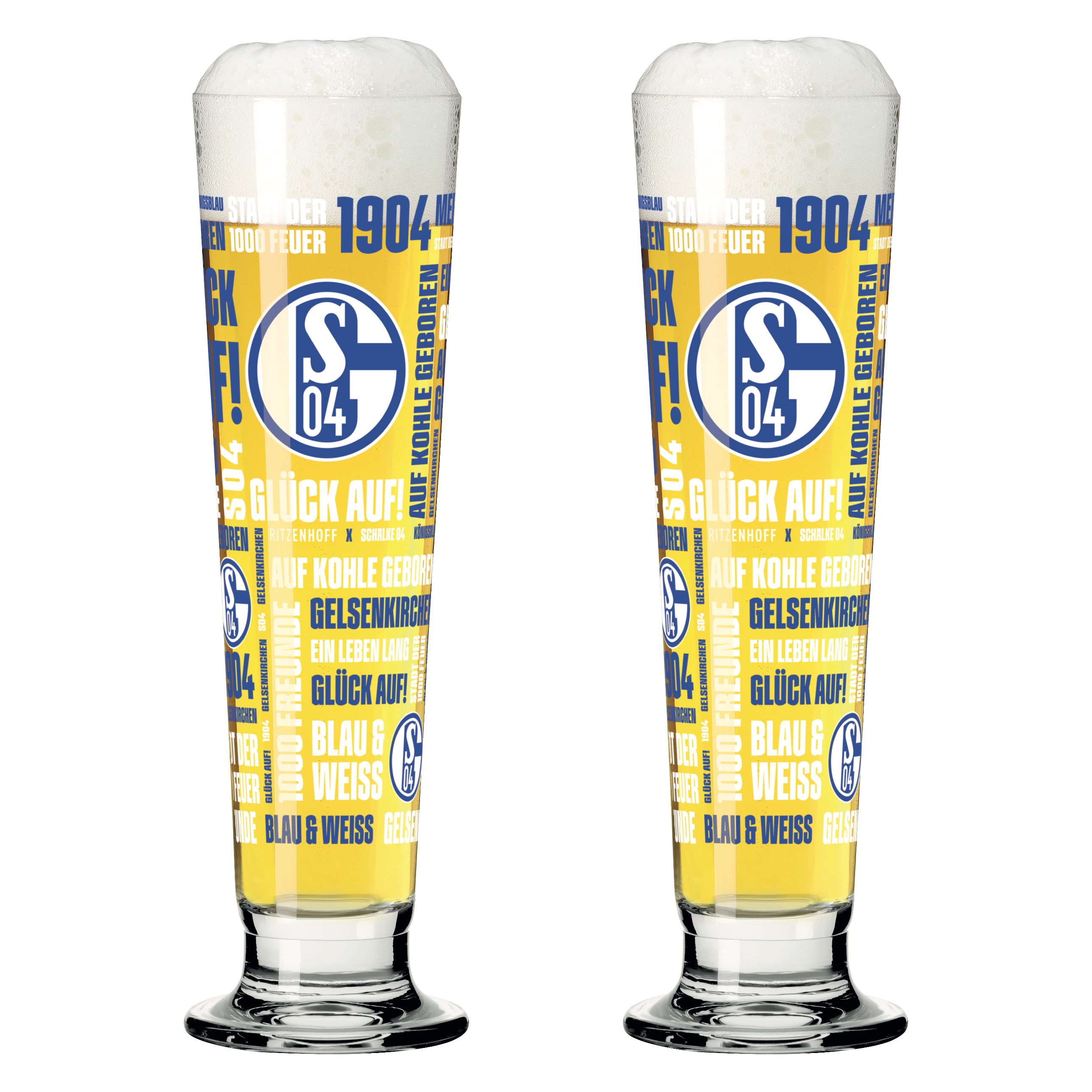 SCHALKE BIERGLAS-SET #1 VON THERESA KUHLMANN
