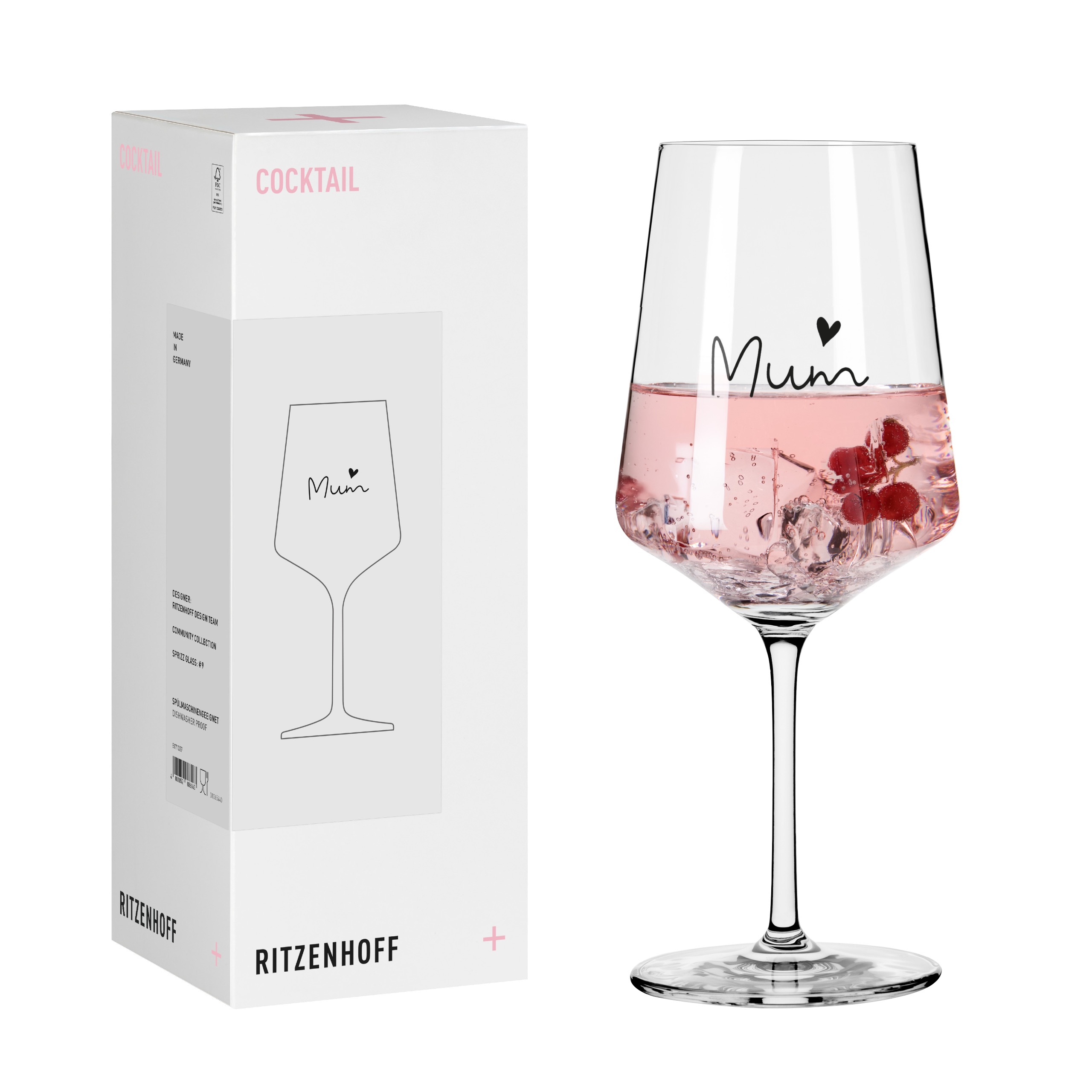 SPRÜCHE COCKTAILGLAS #9 VON RITZENHOFF DESIGN TEAM