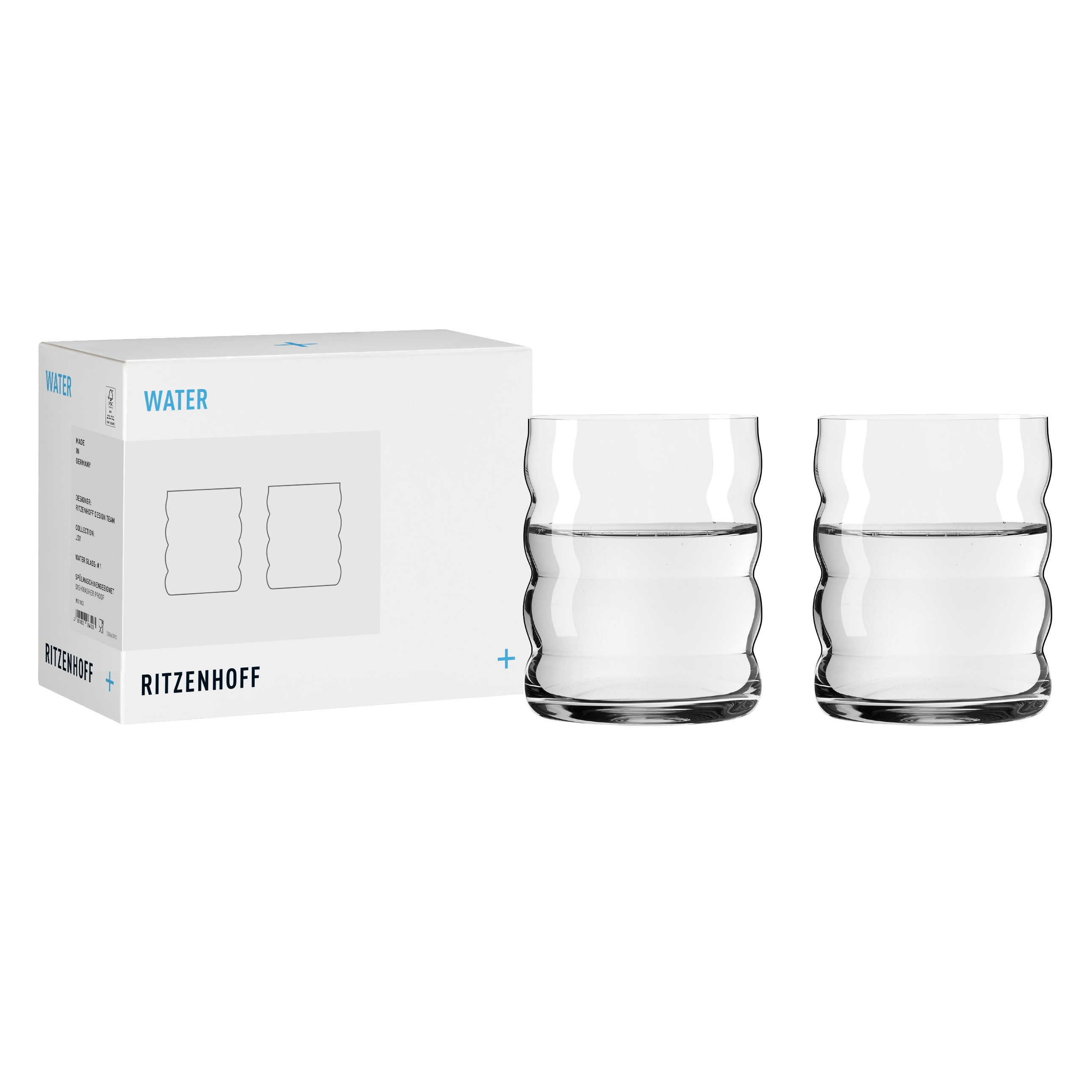 JOY 2ER WASSERGLAS-SET #1 VON RITZENHOFF DESIGN TEAM